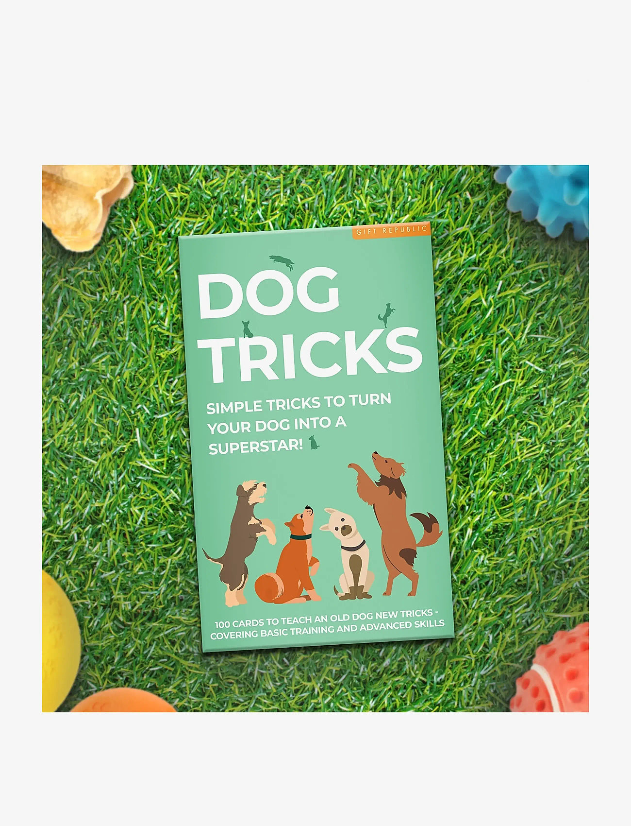 Gift Republic - Dog Tricks Card Pack - raamatud - green - 5