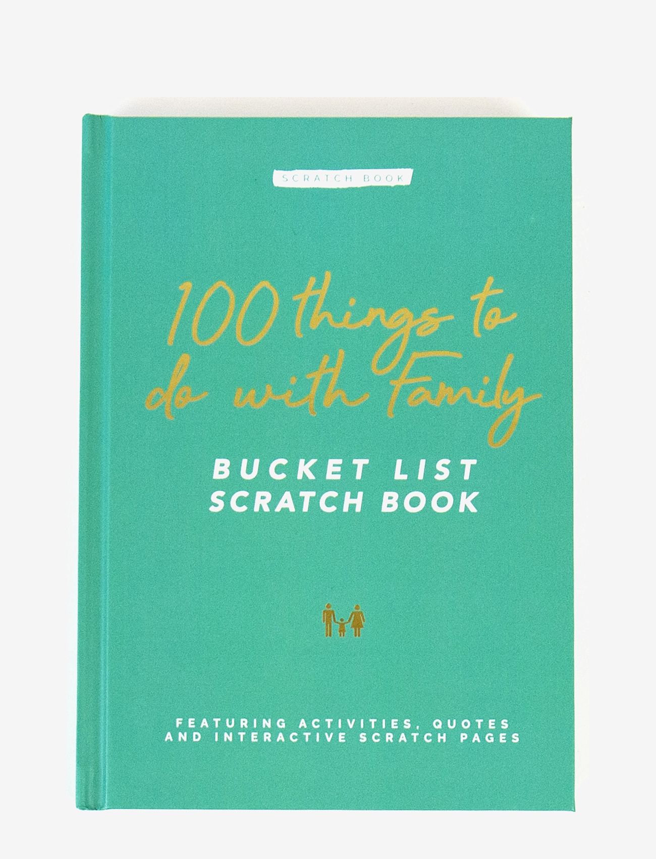 Gift Republic - Scratch Book Bucketlist Family - zemākās cenas - green - 0