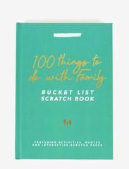 Gift Republic - Scratch Book Bucketlist Family - birthday gifts - green - 0