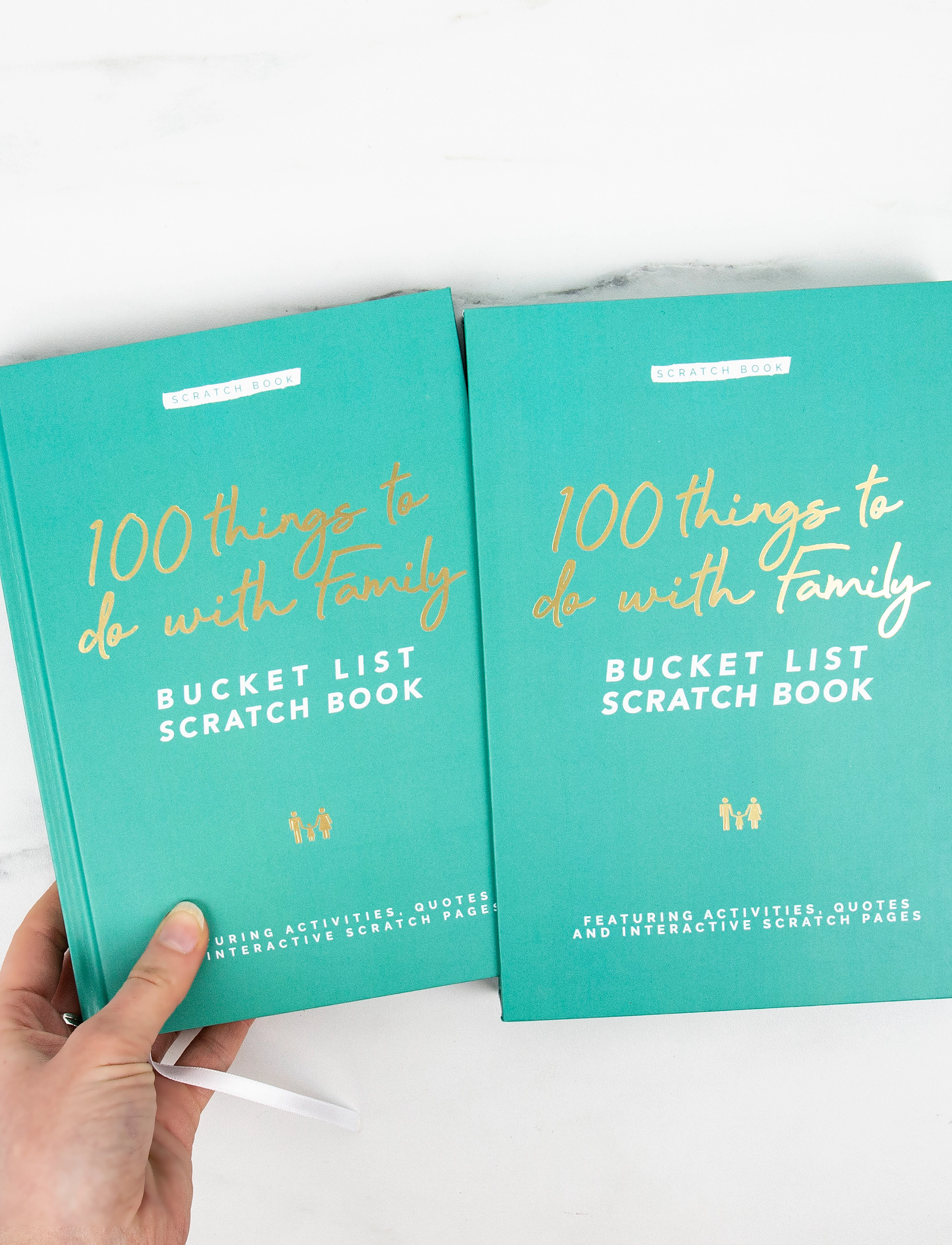 Gift Republic - Scratch Book Bucketlist Family - shop by price - green - 2
