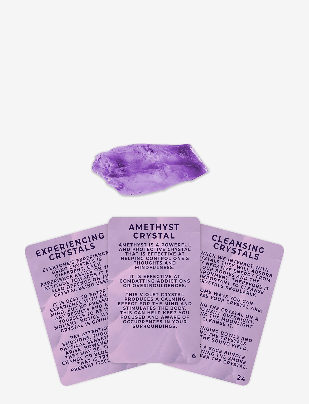Gift Republic - Crystal Healing Kit Detox - shop by price - purple - 2