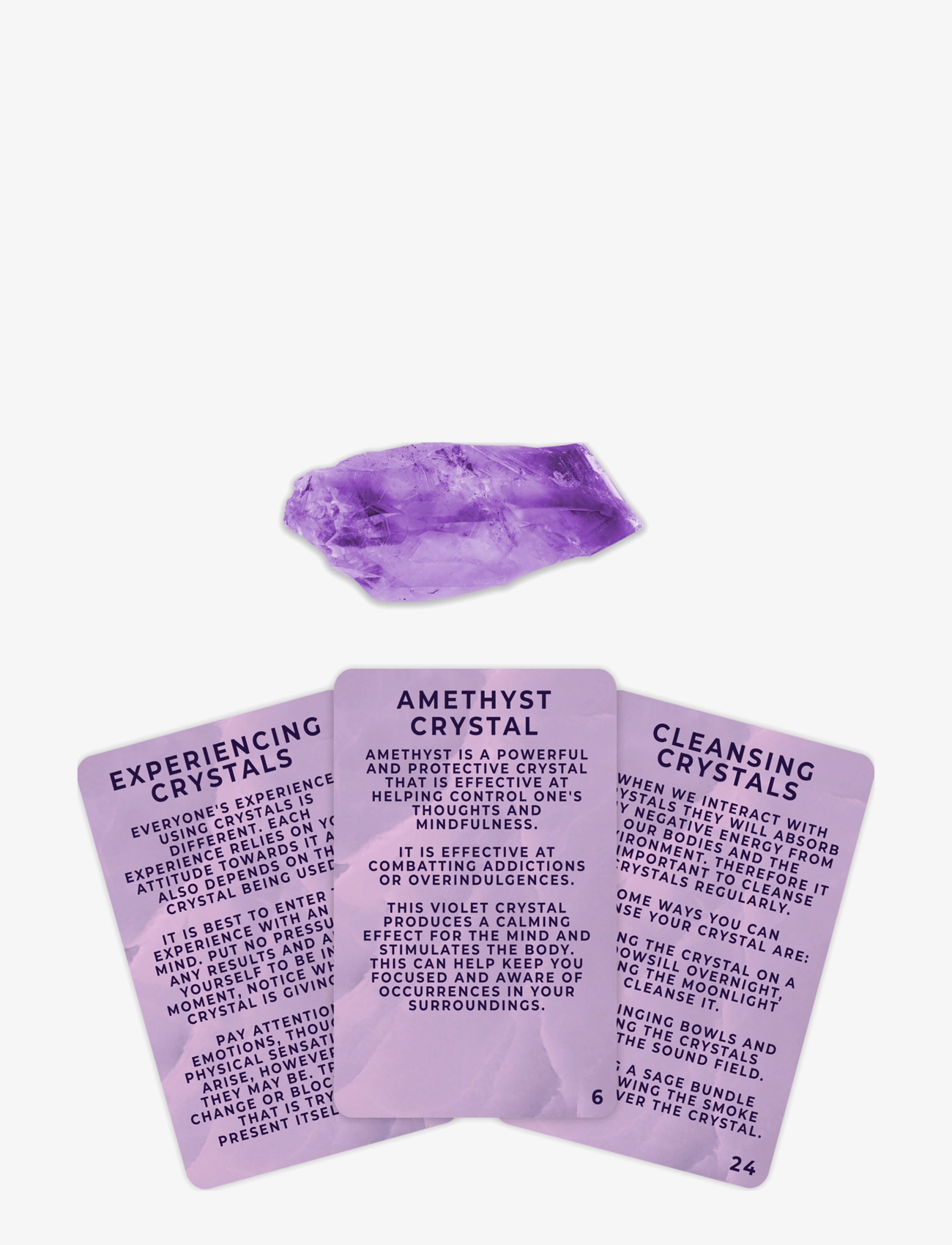 Gift Republic - Crystal Healing Kit Detox - nach preis einkaufen - purple - 2