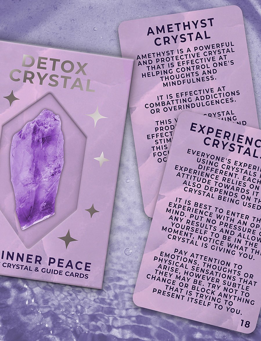 Gift Republic - Crystal Healing Kit Detox - lägsta priserna - purple - 2