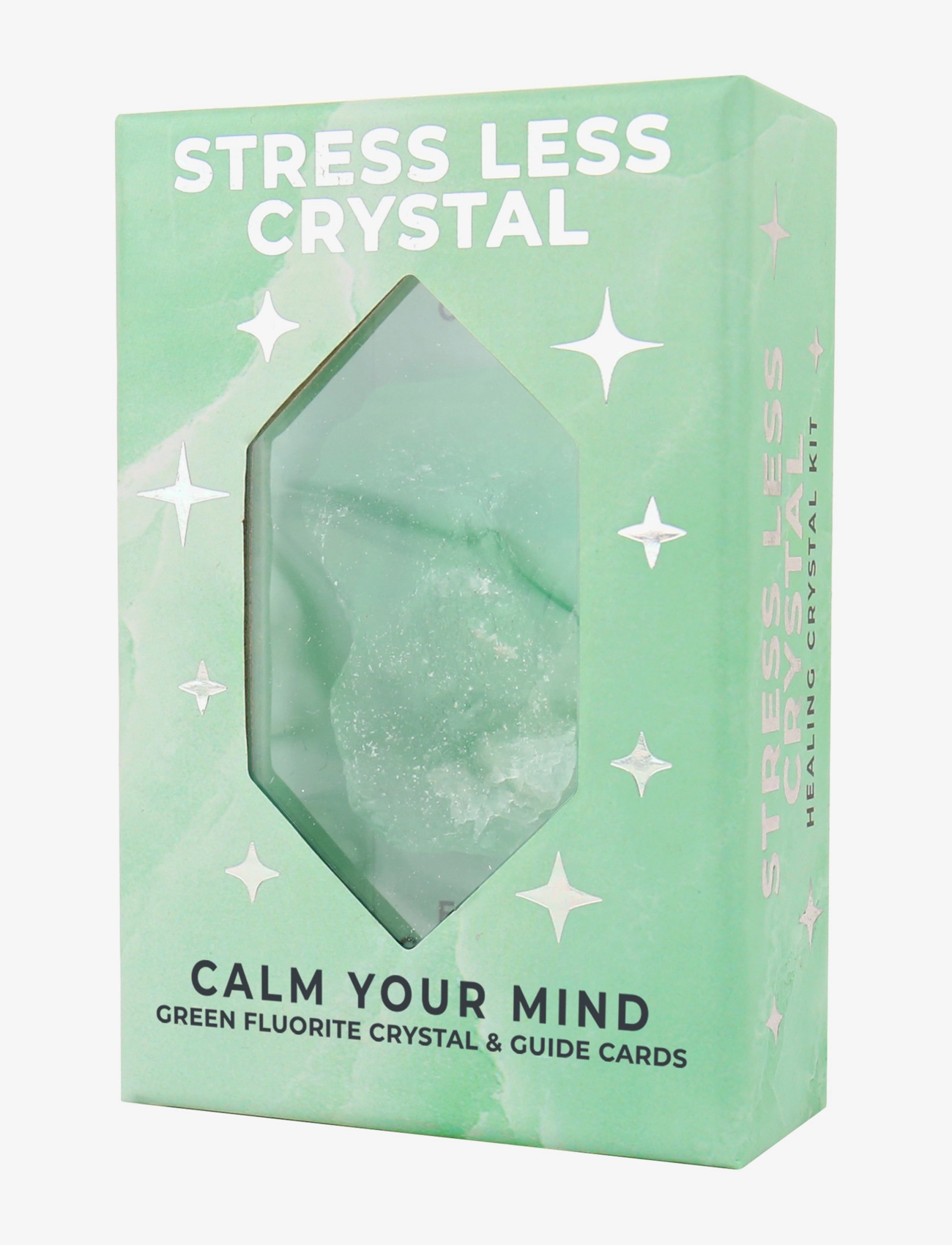 Gift Republic Crystal Healing Kit Stress Les - 4 for 3 - GREEN / green
