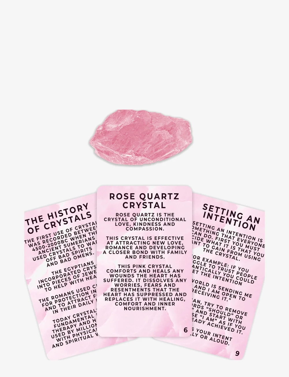 Gift Republic - Crystal Healing Kit Love - osta hinna alusel - pink - 1