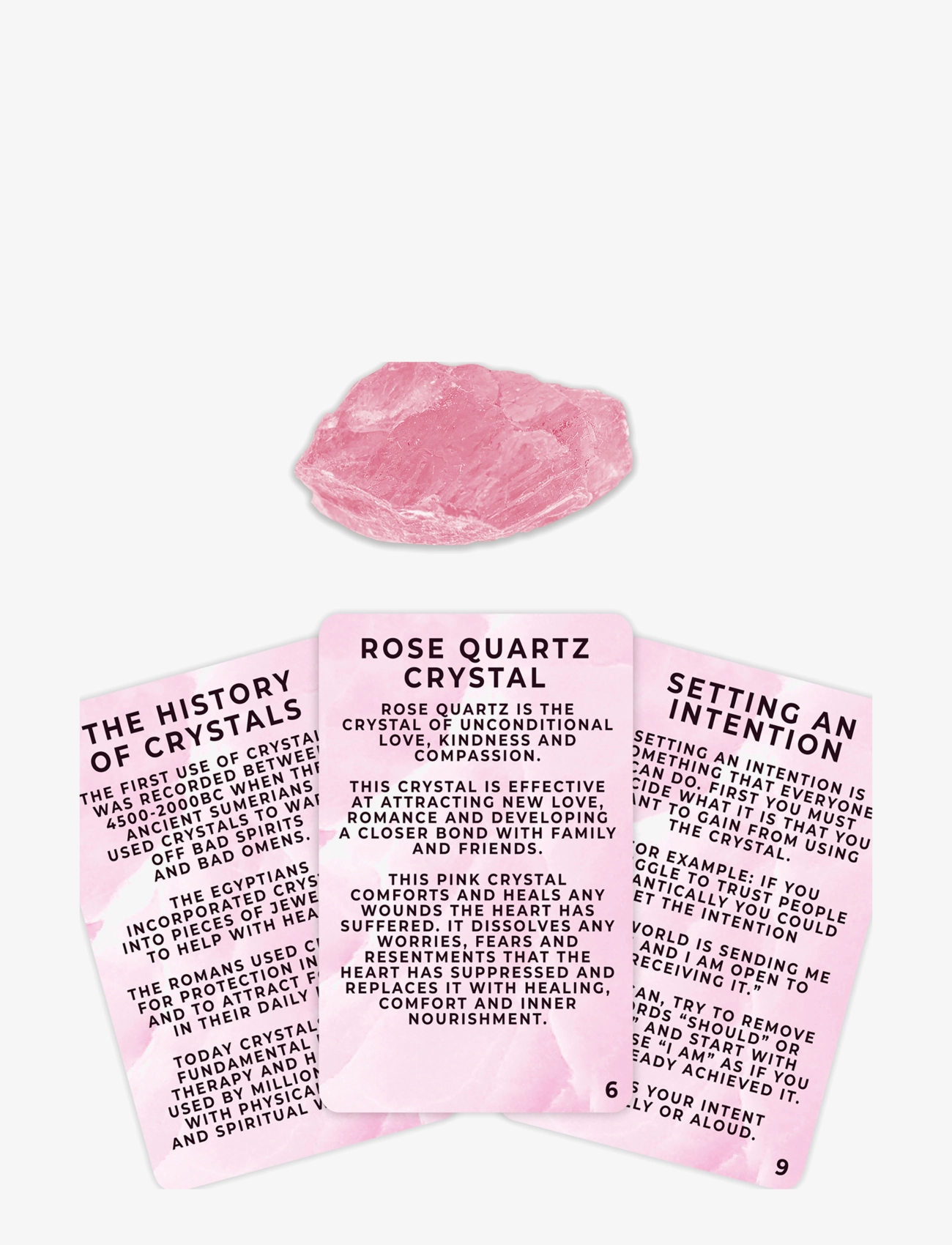Gift Republic - Kritall Kit Kärlek - lägsta priserna - pink - 1