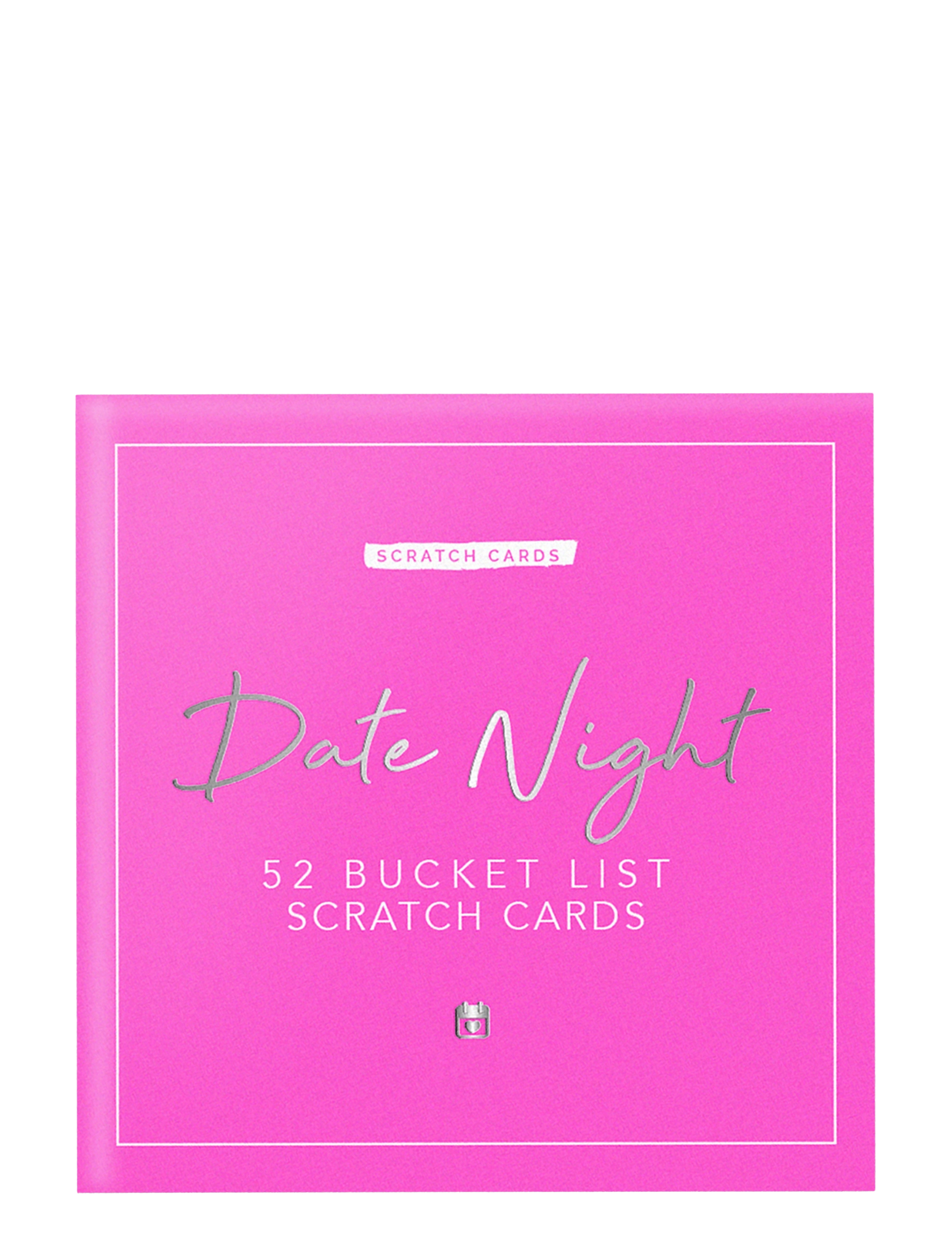 GIFT REPUBLIC Skrabekort »Bucketlist Date« Pink - HØJDE:11.5CM LÆNGDE:4CM BREDDE:11.5CM - Unisex