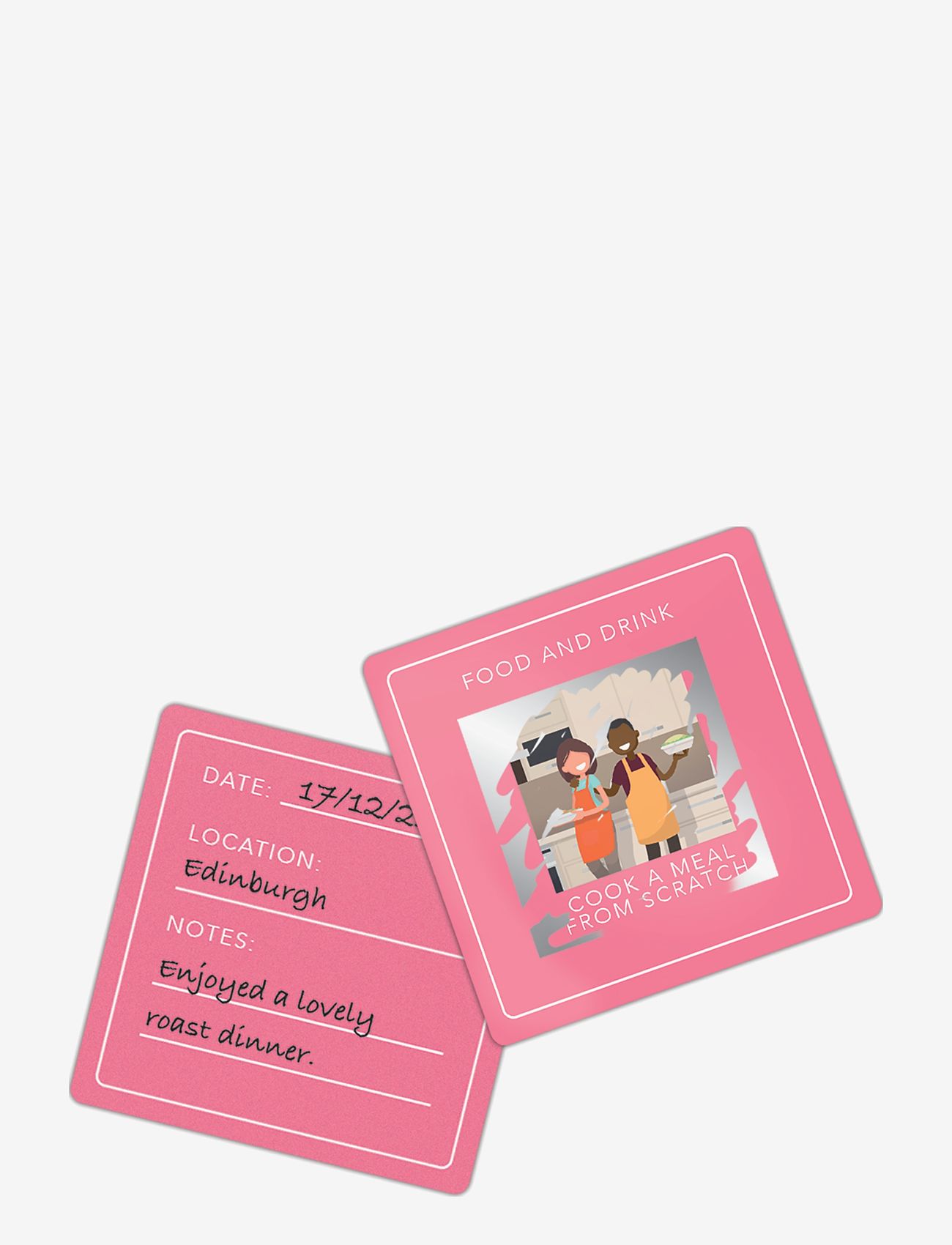Gift Republic - Skrapkort Bucketlist Date - valentines - pink - 1