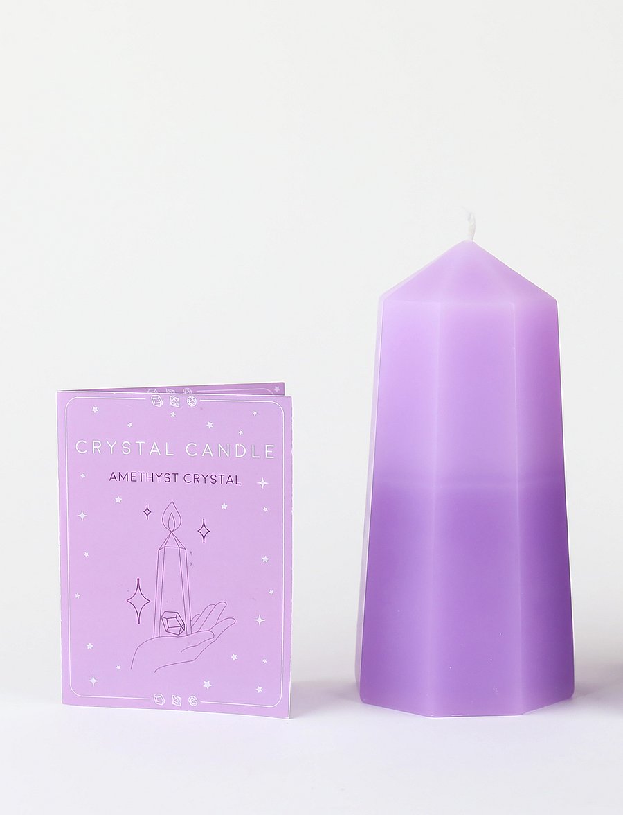 Gift Republic - Crystal Candle - Positivity - die niedrigsten preise - purple - 2