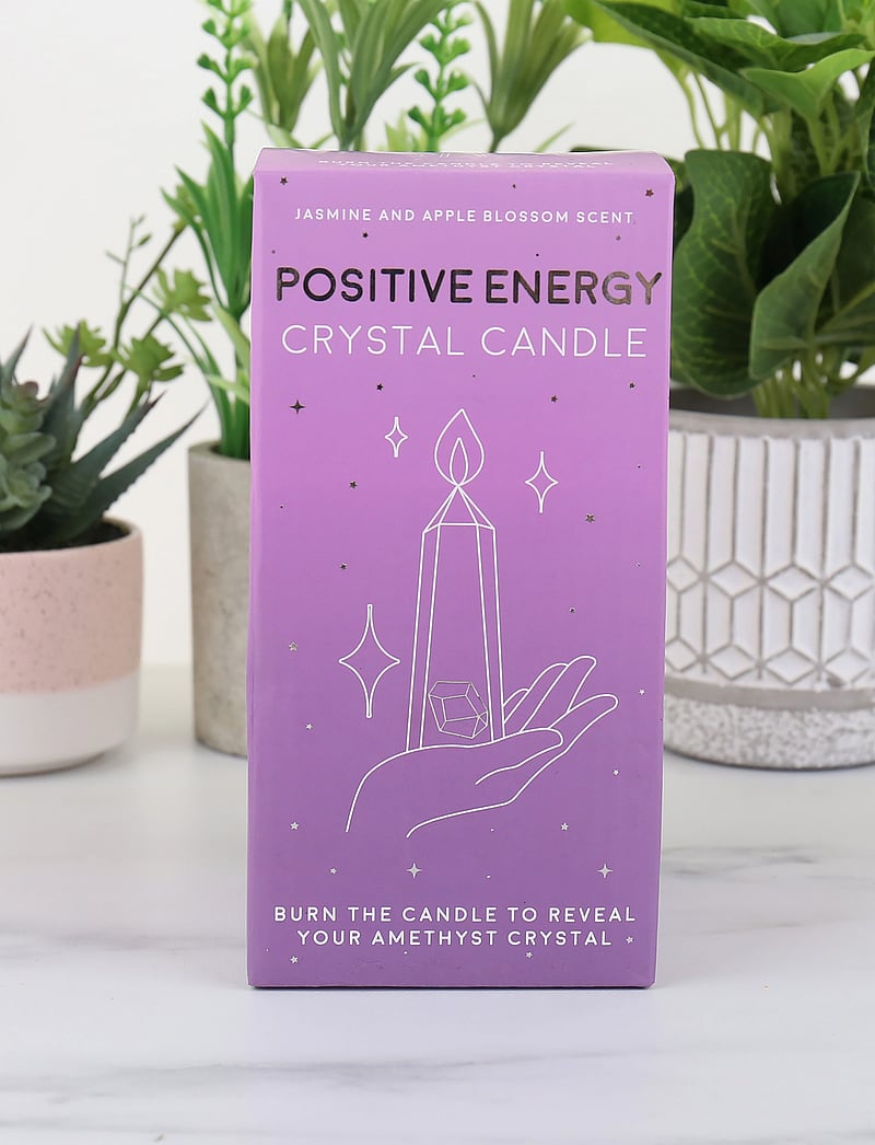 Gift Republic - Crystal Candle - Positivity - die niedrigsten preise - purple - 3