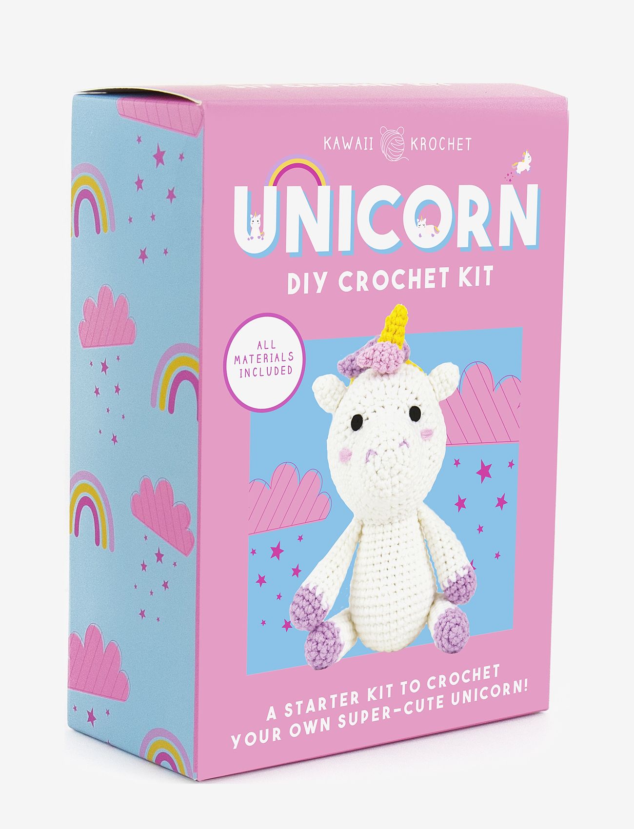 Gift Republic - DIY Crochet Unicorn - lägsta priserna - white - 1