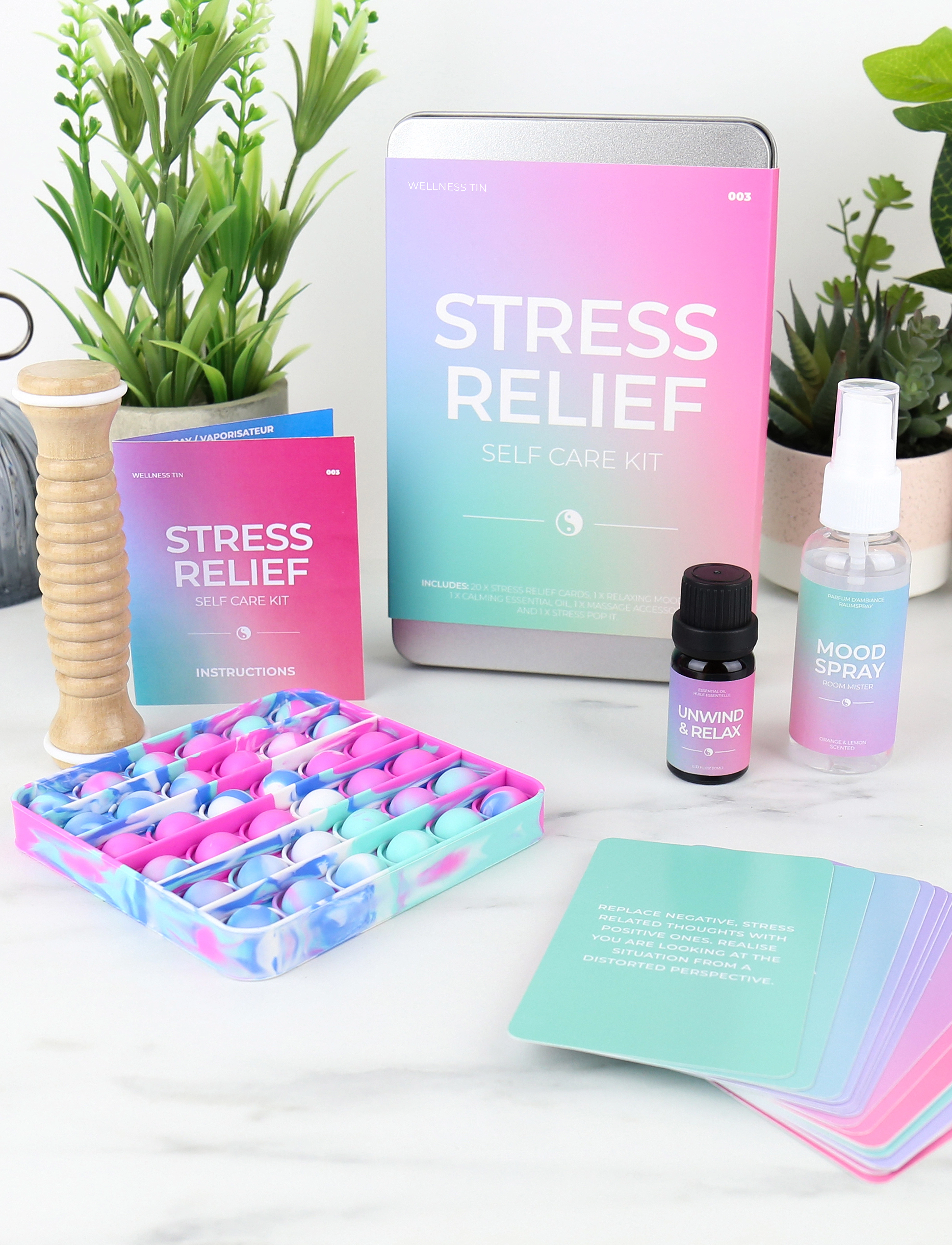 Gift Republic »Stressa Ned«-Wellness-Sæt, One Size, Puzzles & Games, Mehrfarbig/gemustert - Homeware