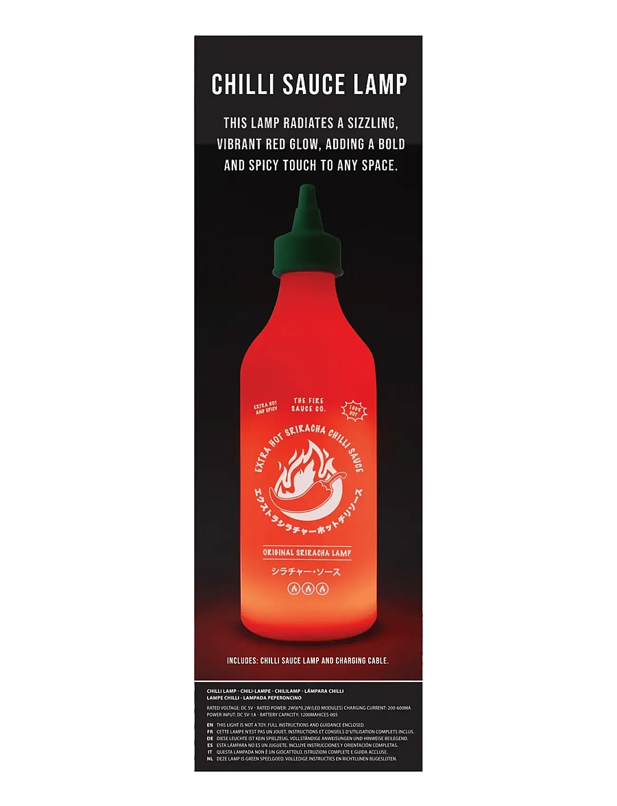 Gift Republic - Lampa Chilisauce - red - 1