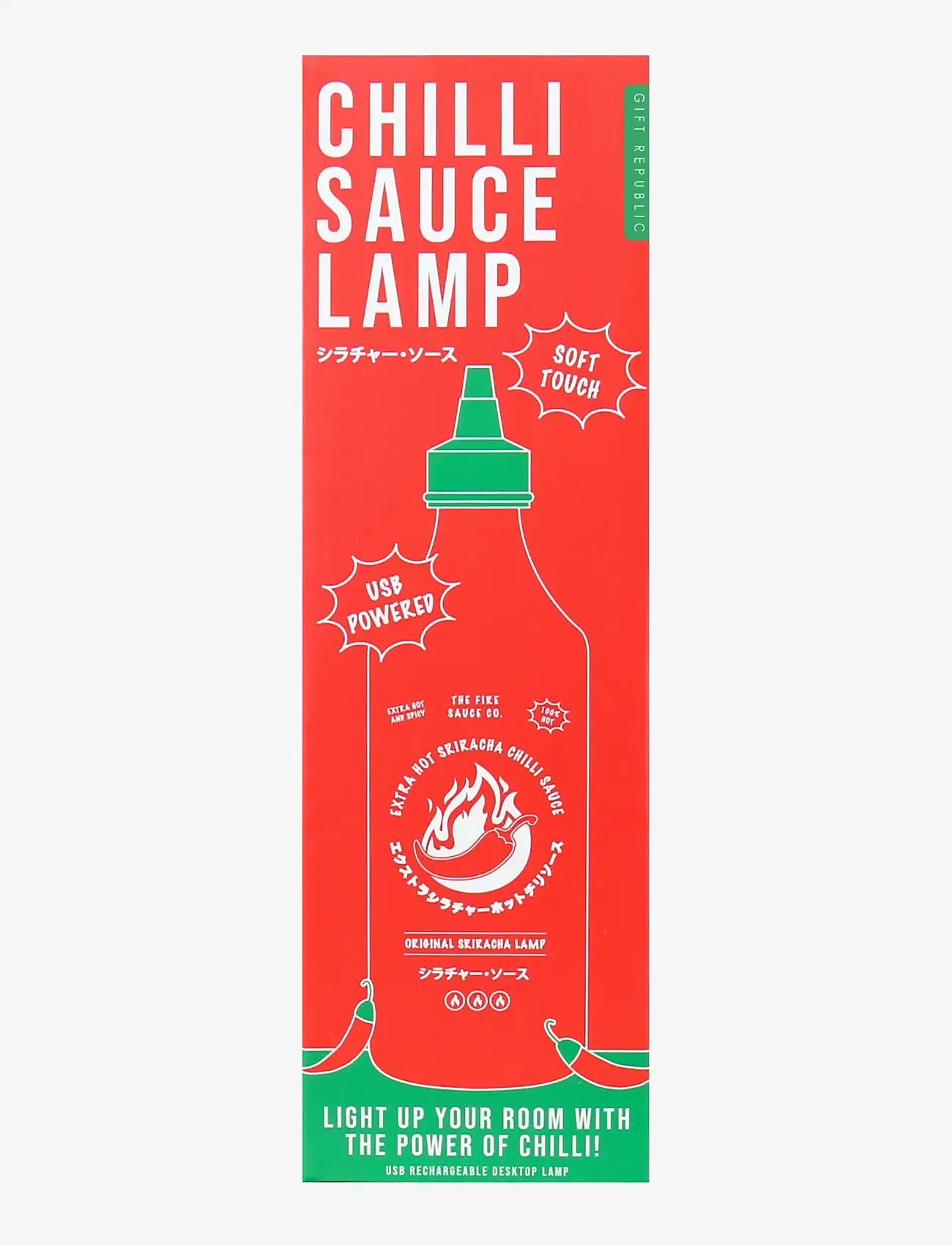 Gift Republic - Lampa Chilisauce - tischlampen - red - 2