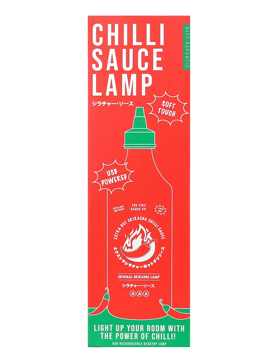 Gift Republic - Lampa Chilisauce - red - 2