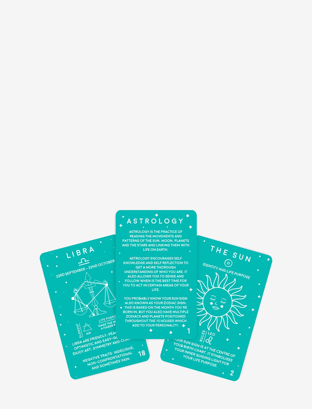Gift Republic - Cards Astrology - alhaisimmat hinnat - green - 1