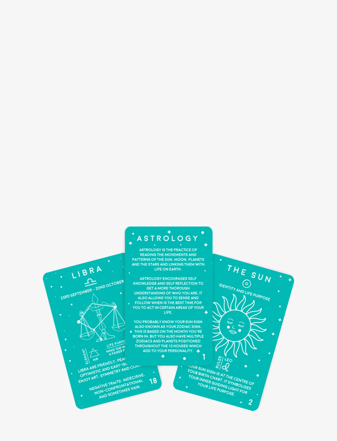 Gift Republic - Cards Astrology - alhaisimmat hinnat - green - 1