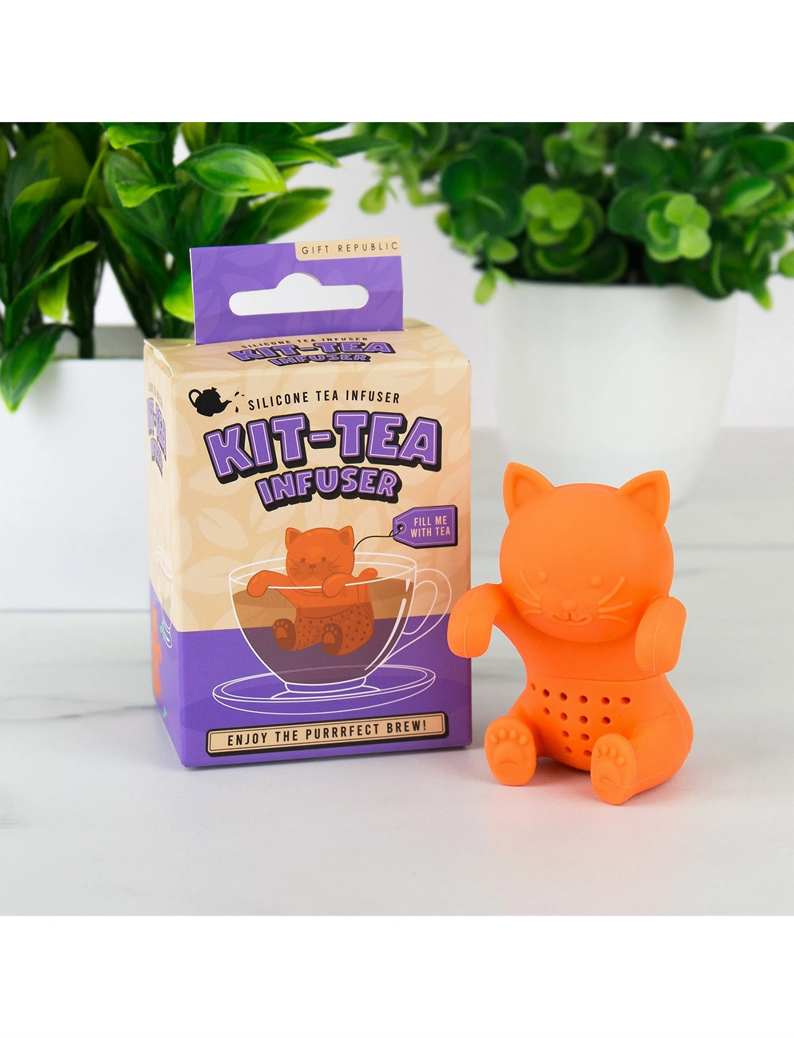 Gift Republic - Kitea Tea Infuser - teesõelad - orange - 3