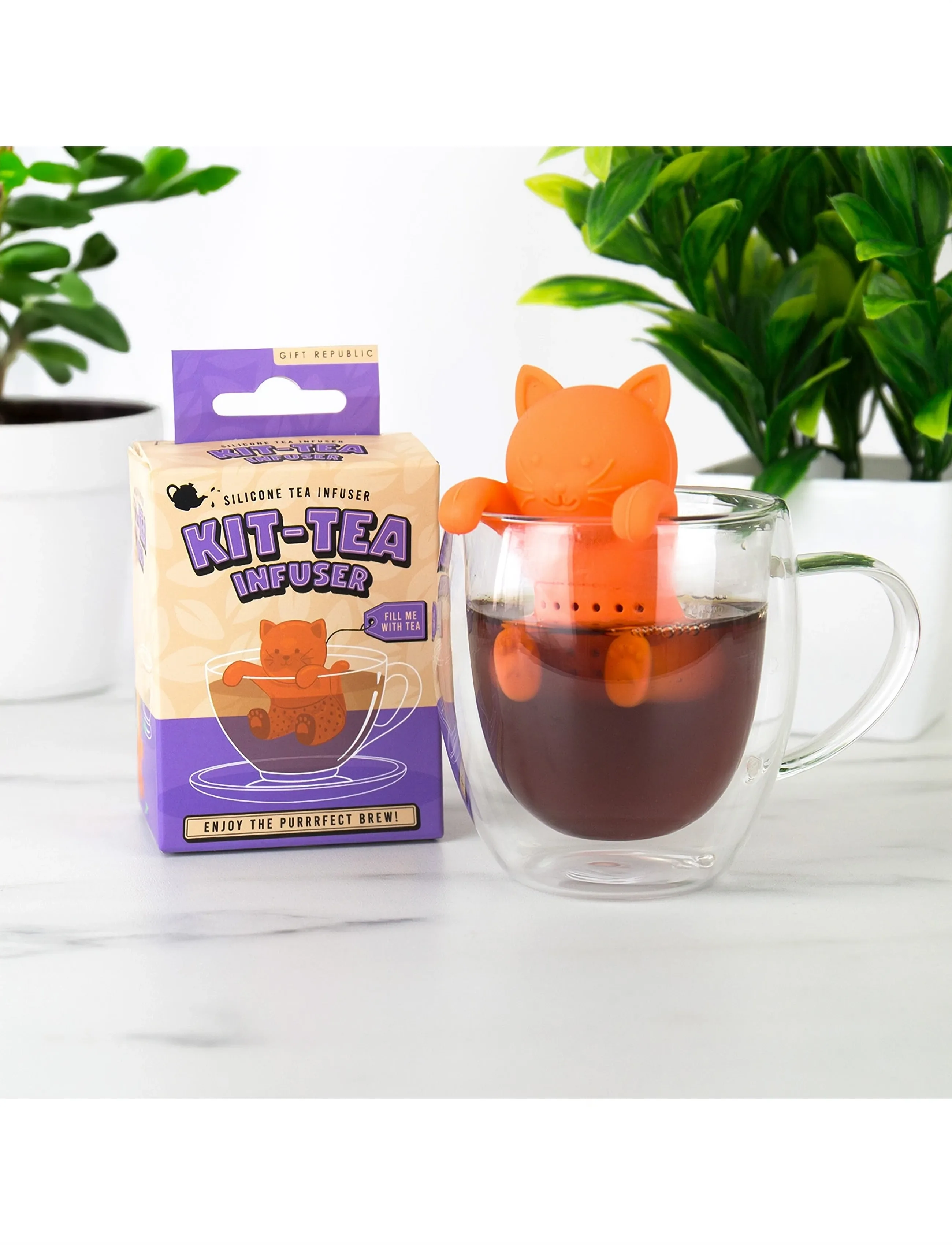 Gift Republic - Kitea Tea Infuser - teesõelad - orange - 4