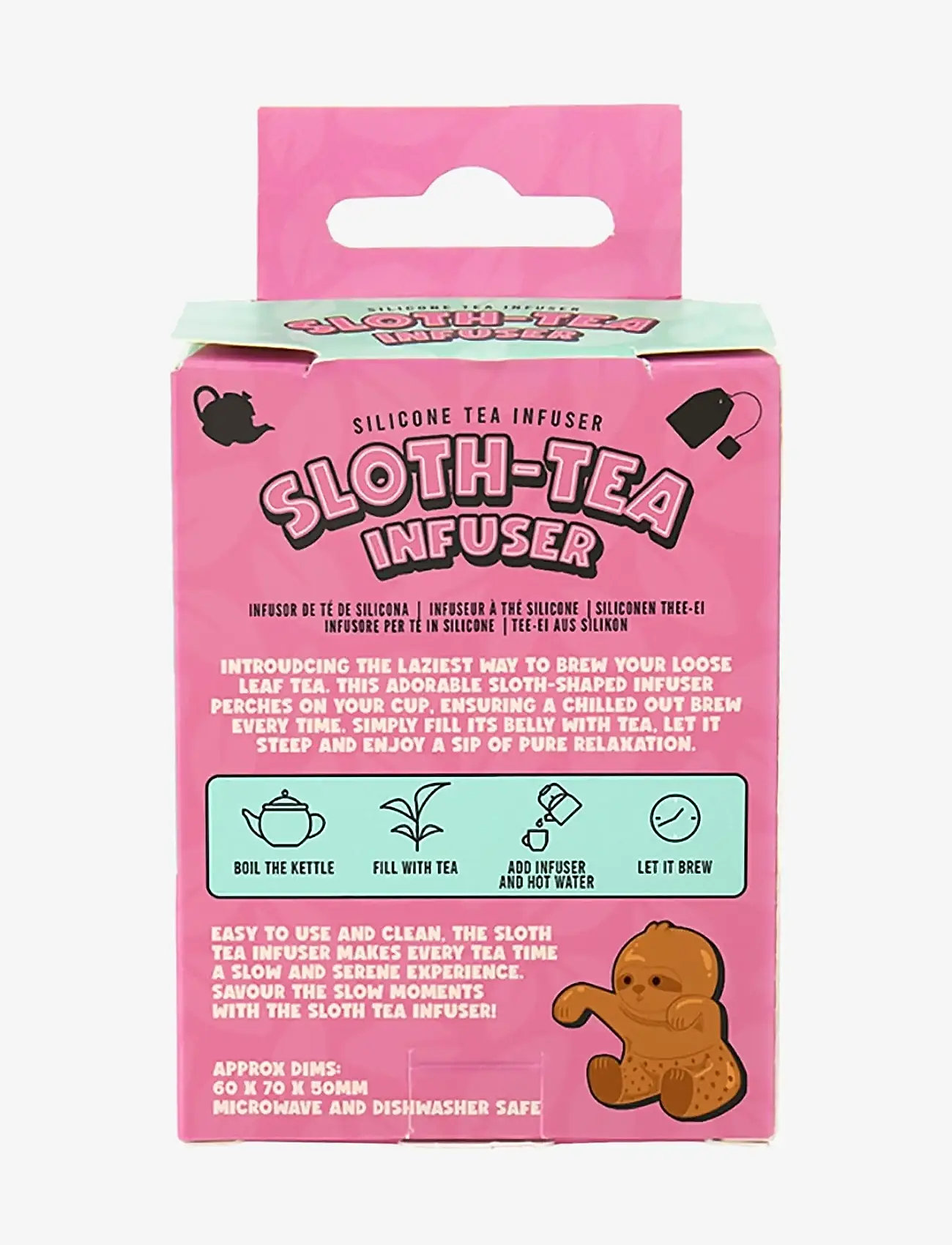 Gift Republic - Sloth Tea Infuser - teesiebe - beige - 2