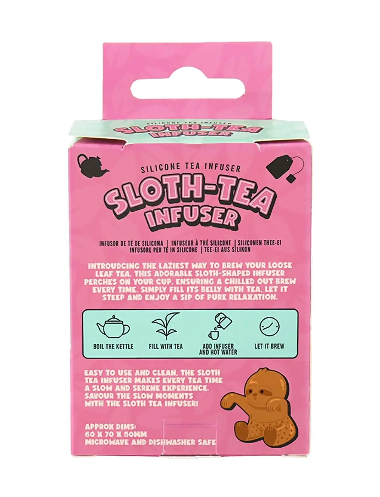 Gift Republic - Sloth Tea Infuser - tējas sietiņi - beige - 3