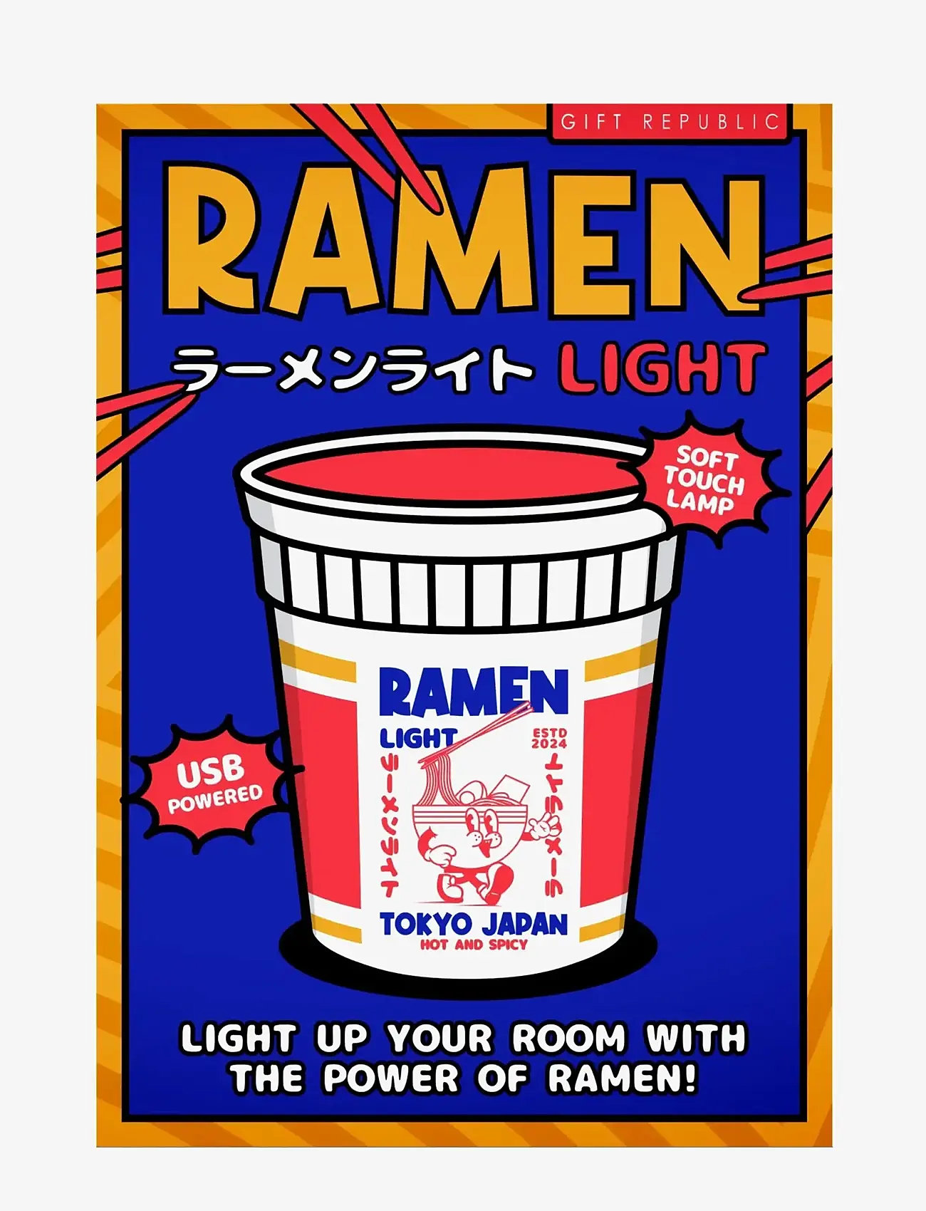 Gift Republic - Lampa Ramen - tischlampen - white - 0