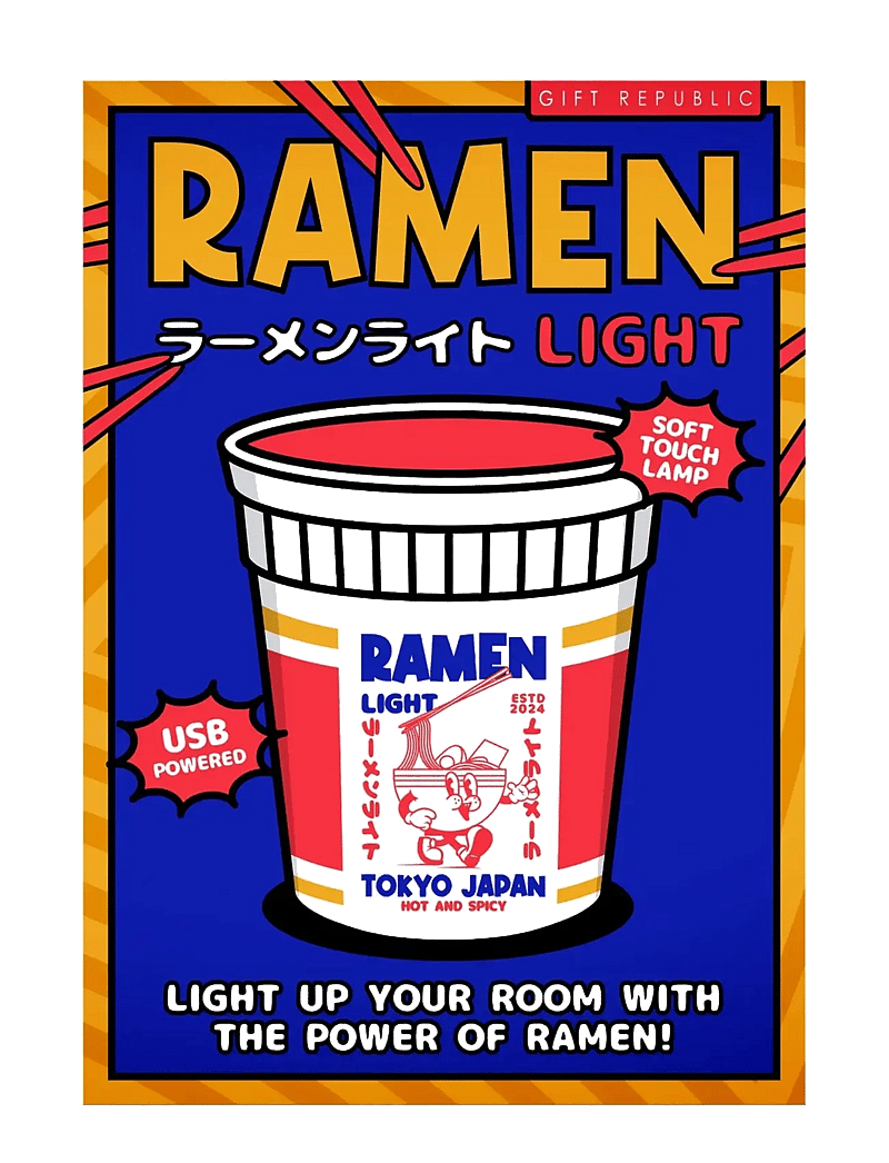 Gift Republic - Lampa Ramen - tischlampen - white - 0