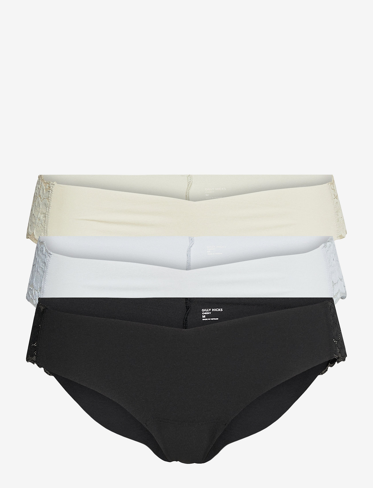 Gilly Hicks - GH FEMALE UNDIES - pearl blue. mineral gray. casual black - 0
