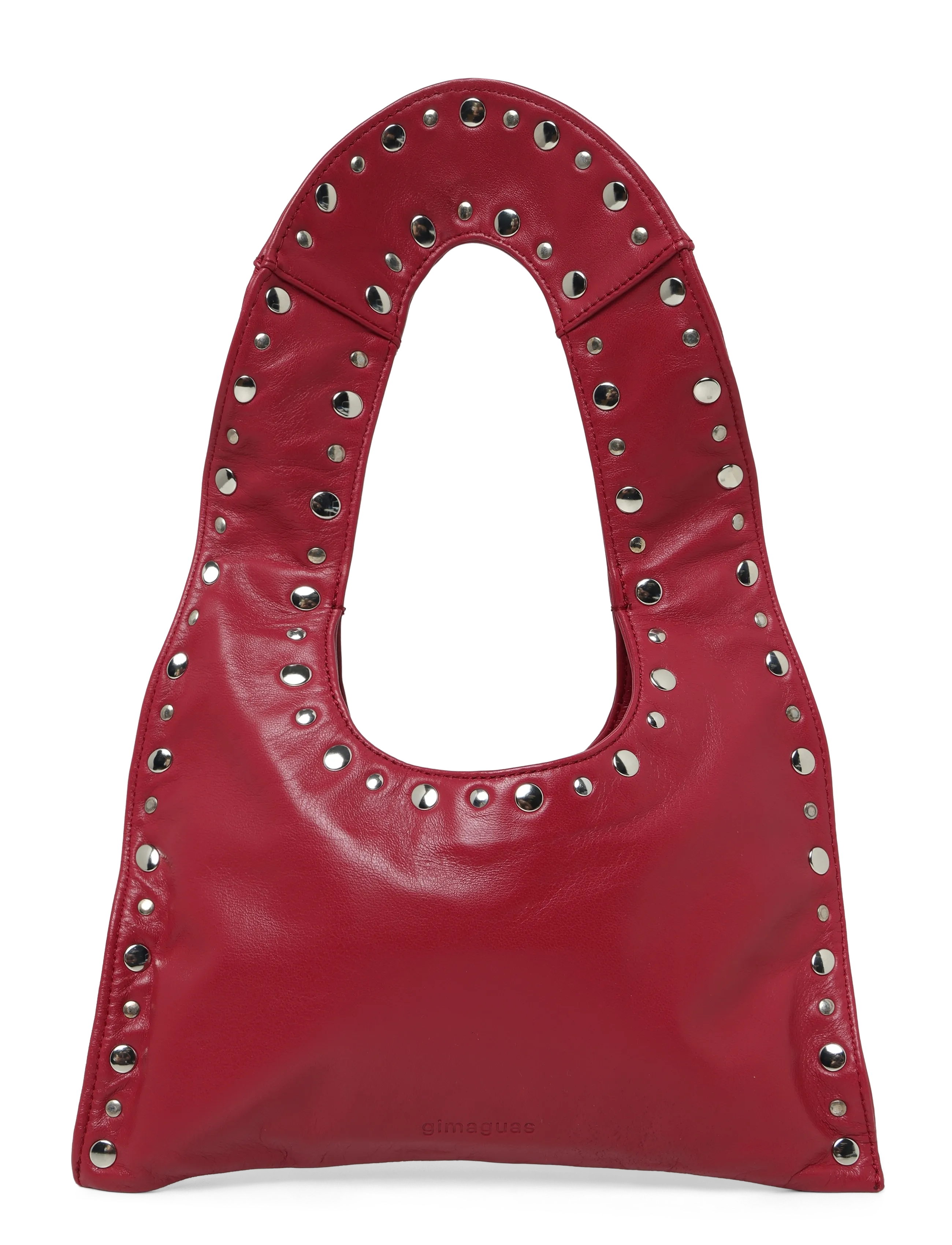 Gimaguas - Mini Franca Studded Shoulder Bag - schultertaschen - red - 1