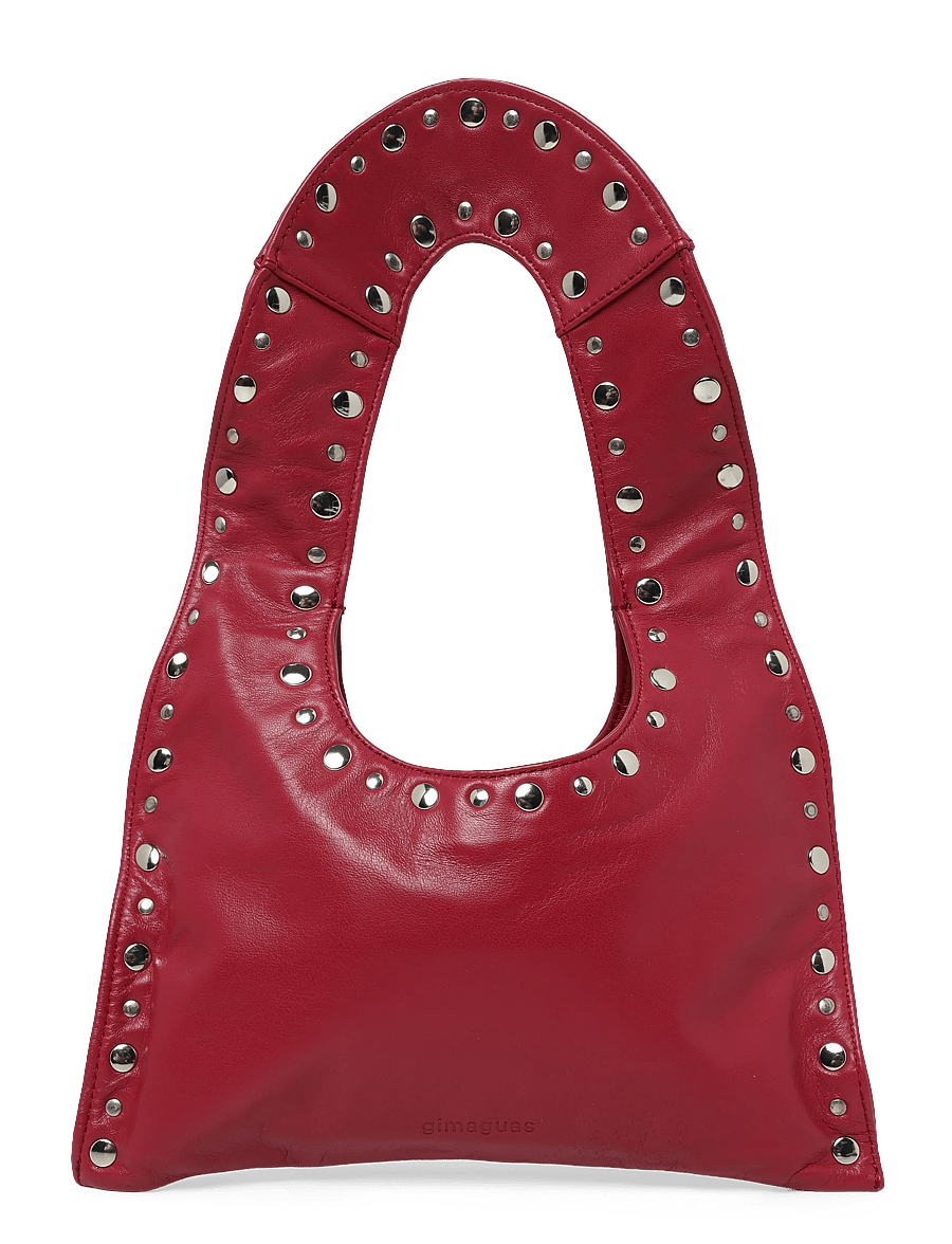 Gimaguas - Mini Franca Studded Shoulder Bag - schultertaschen - red - 1