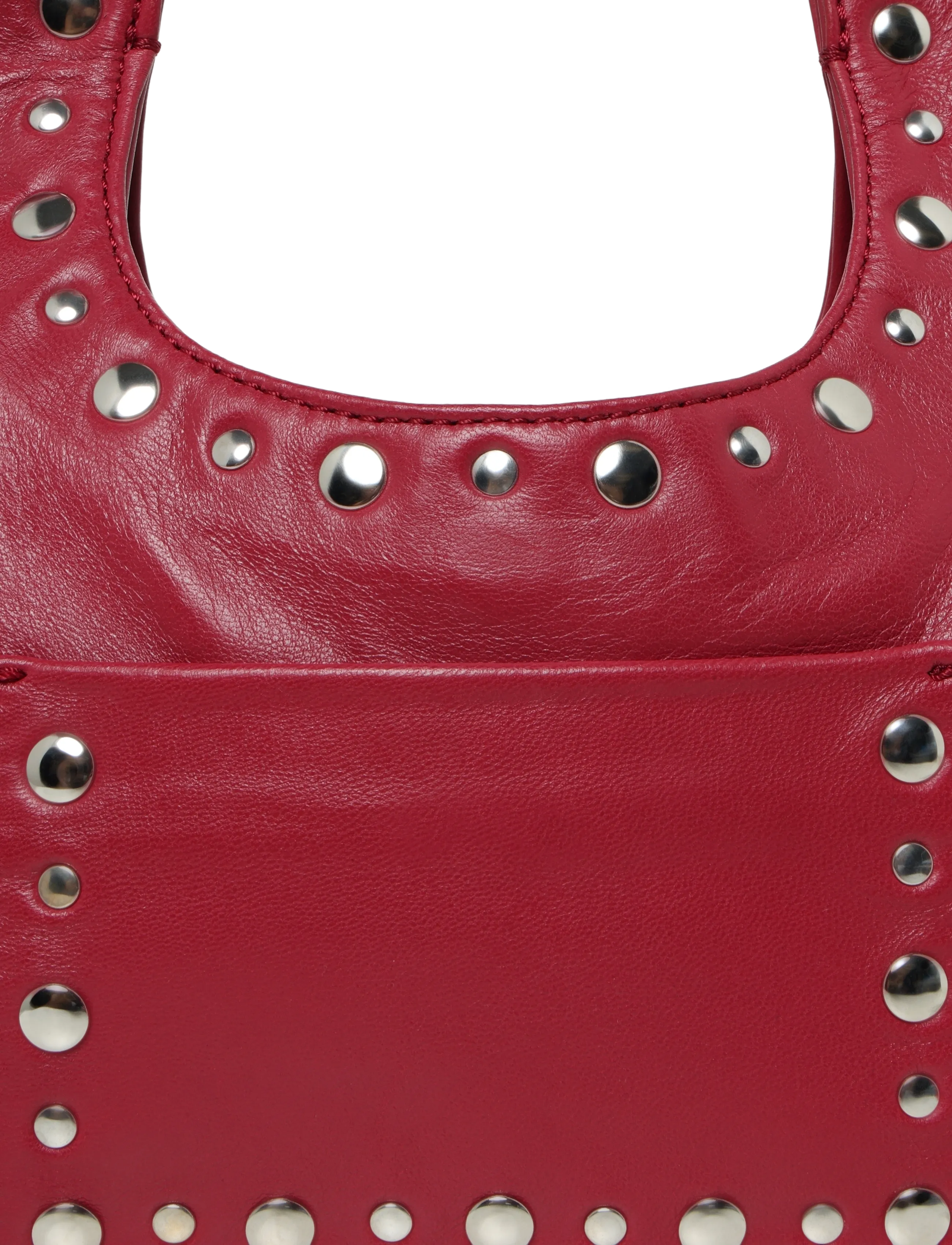 Gimaguas - Mini Franca Studded Shoulder Bag - schultertaschen - red - 2