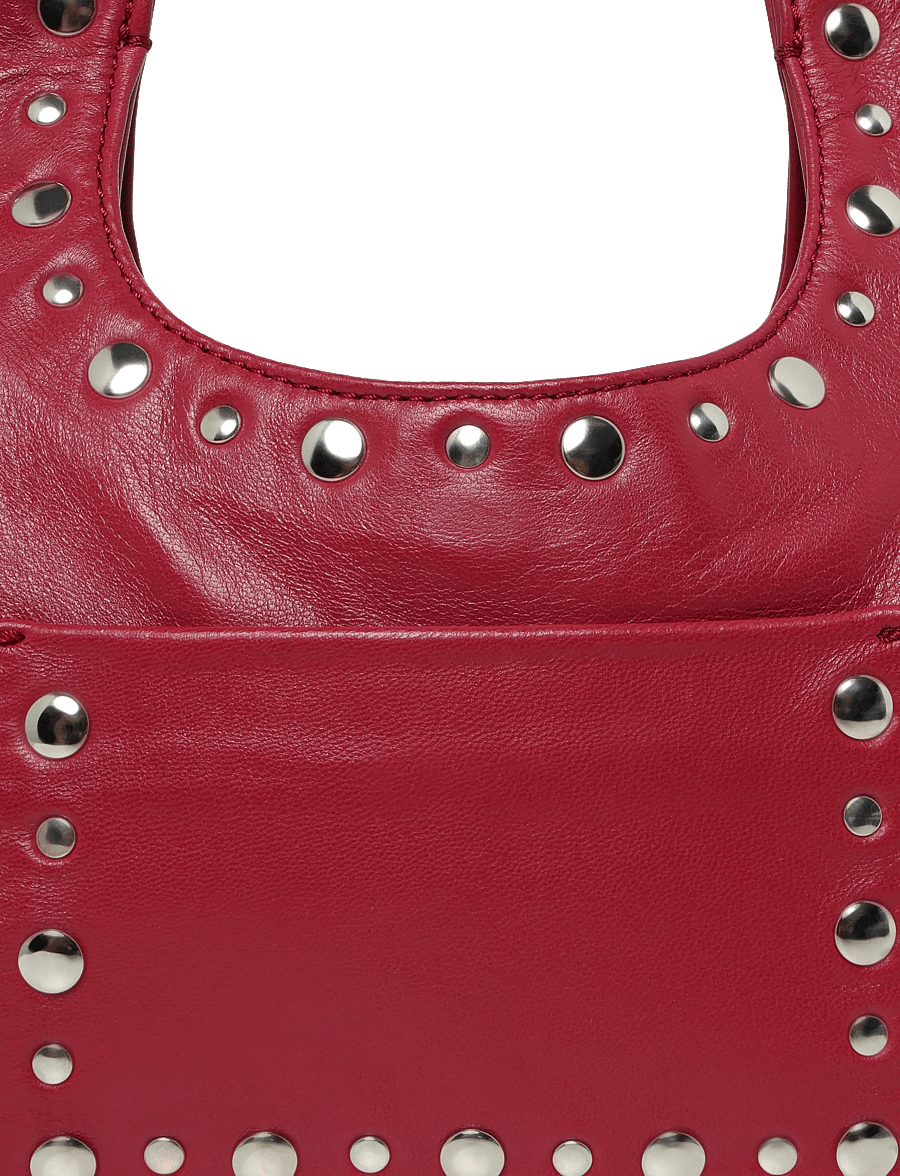 Gimaguas - Mini Franca Studded Shoulder Bag - schultertaschen - red - 2