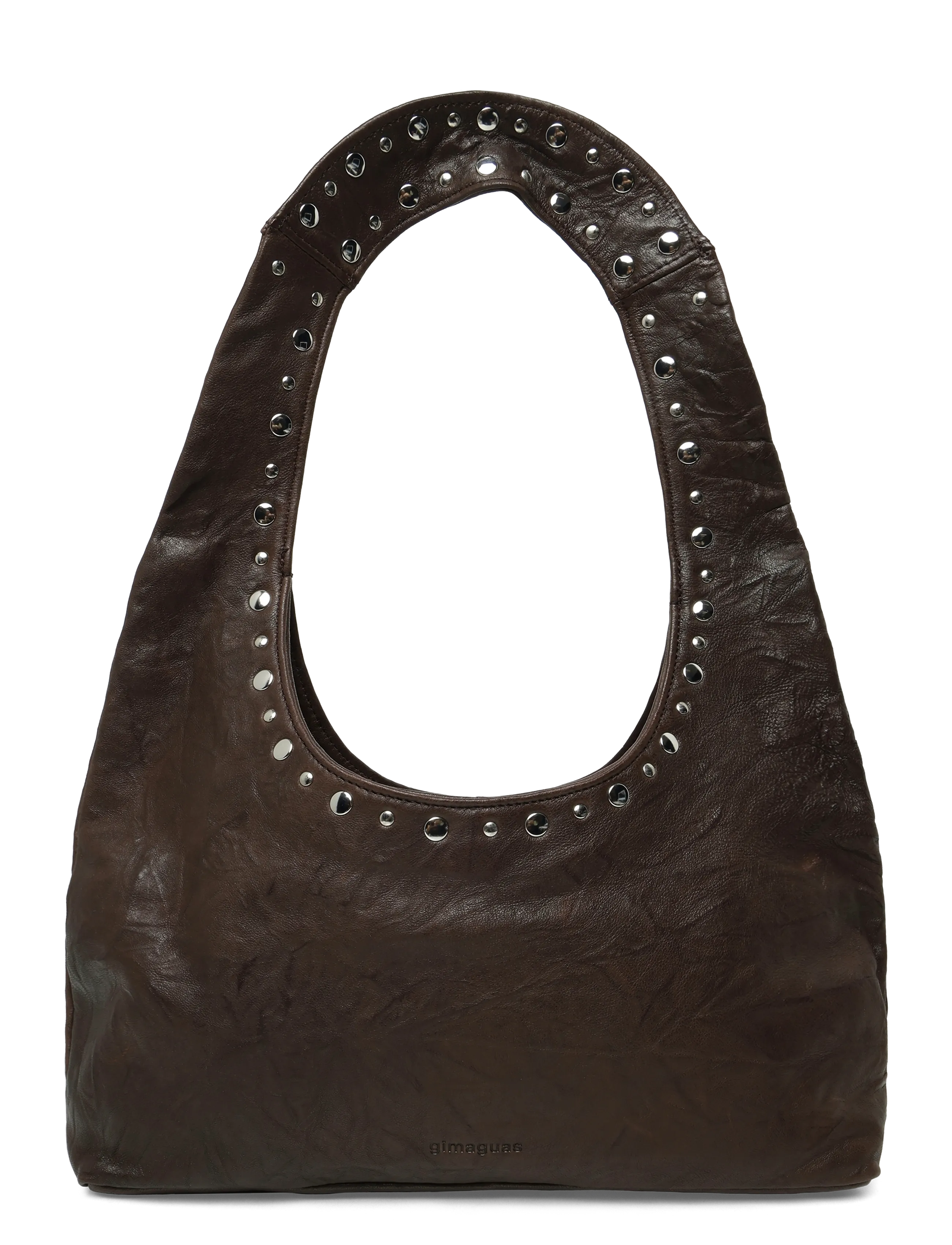 Gimaguas - Franca Bag Arrugado - schultertaschen - brown - 1
