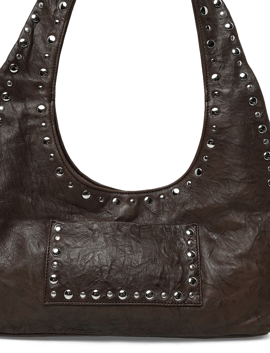 Gimaguas - Franca Bag Arrugado - schultertaschen - brown - 2