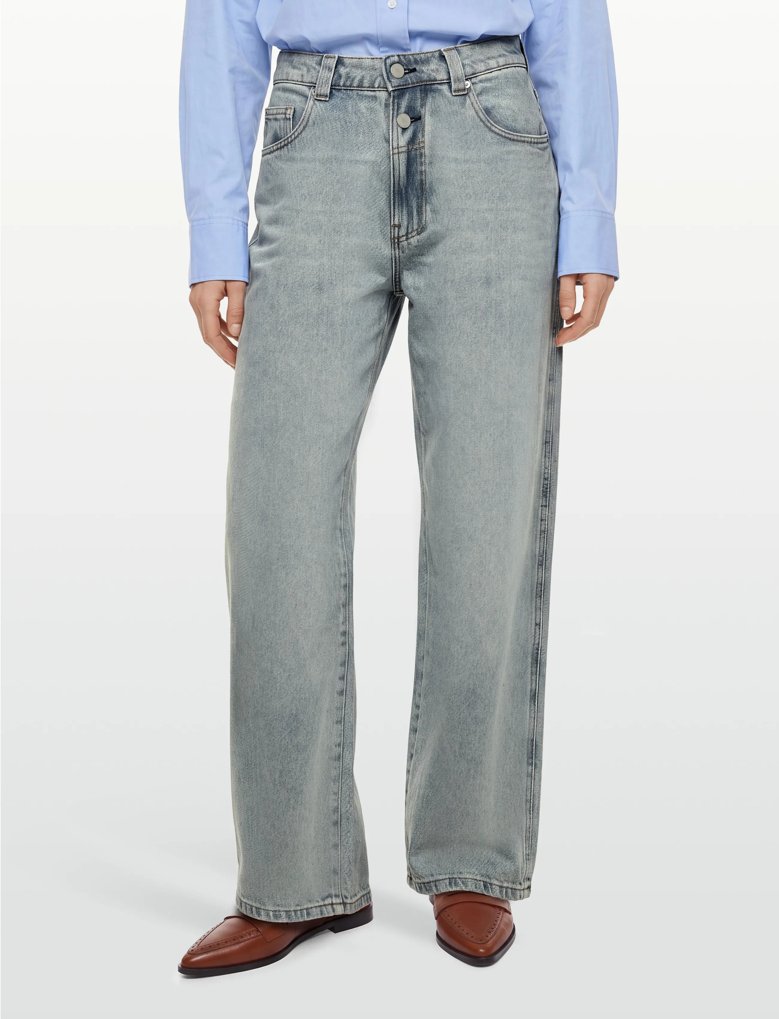 Gimaguas - Baggy Trousers - hosen mit weitem bein - blue - 3