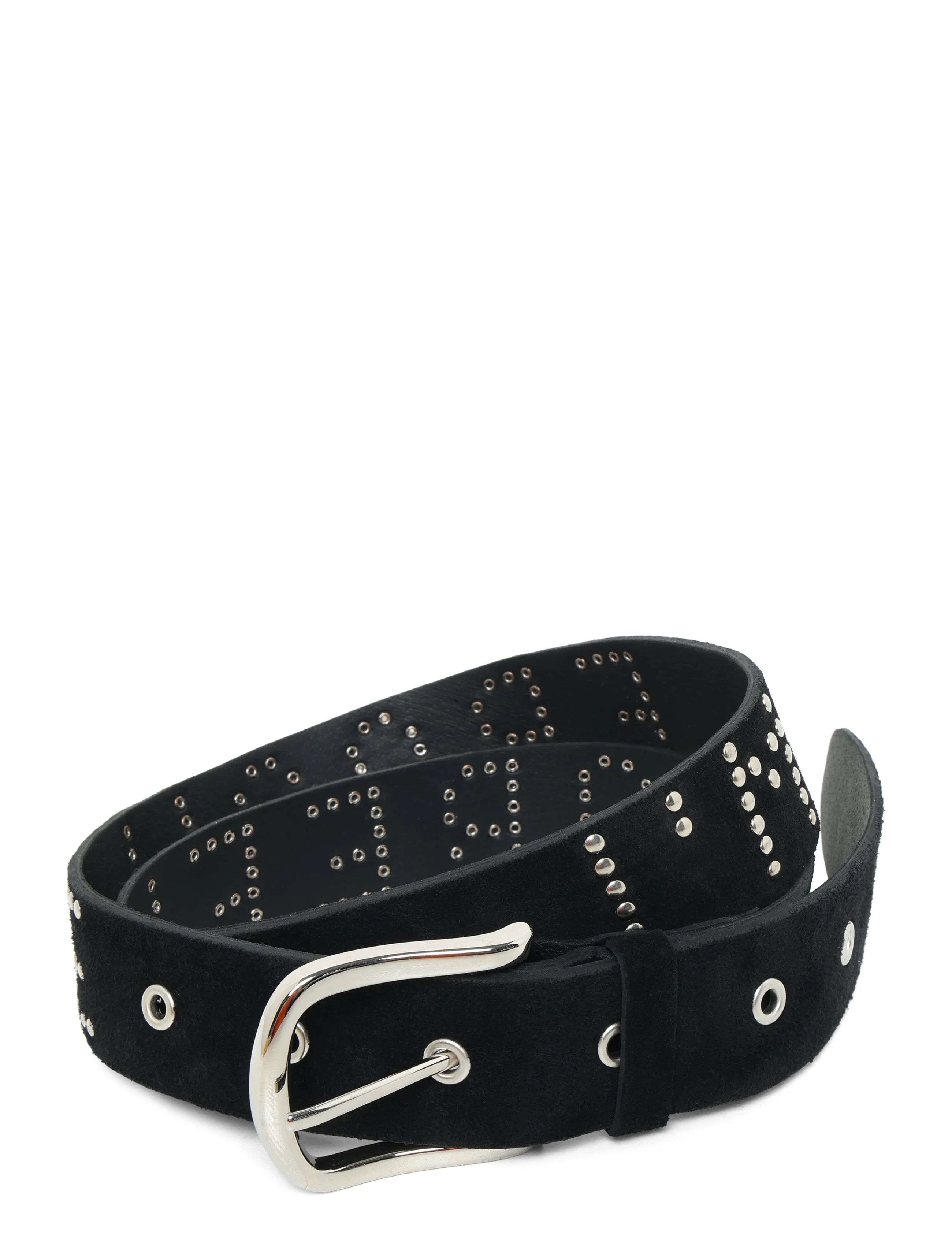 Gimaguas Fragile Suede Belt, M/L, Black, Belts > Casual Belt, Dame