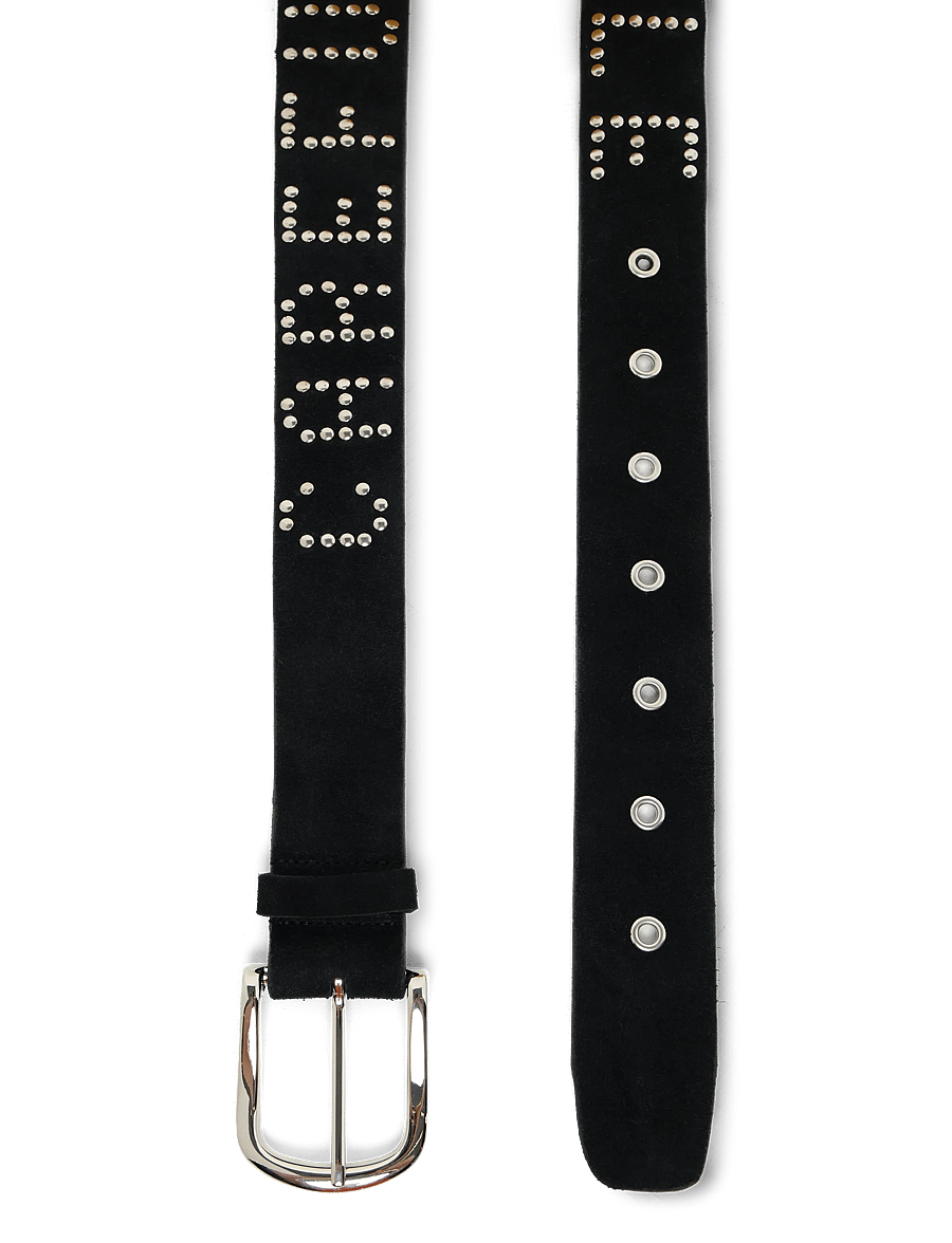 Gimaguas - Fragile Suede Belt - ledergürtel - black - 1
