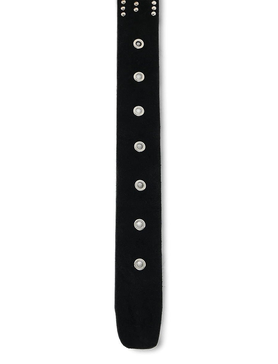 Gimaguas - Fragile Suede Belt - ledergürtel - black - 2