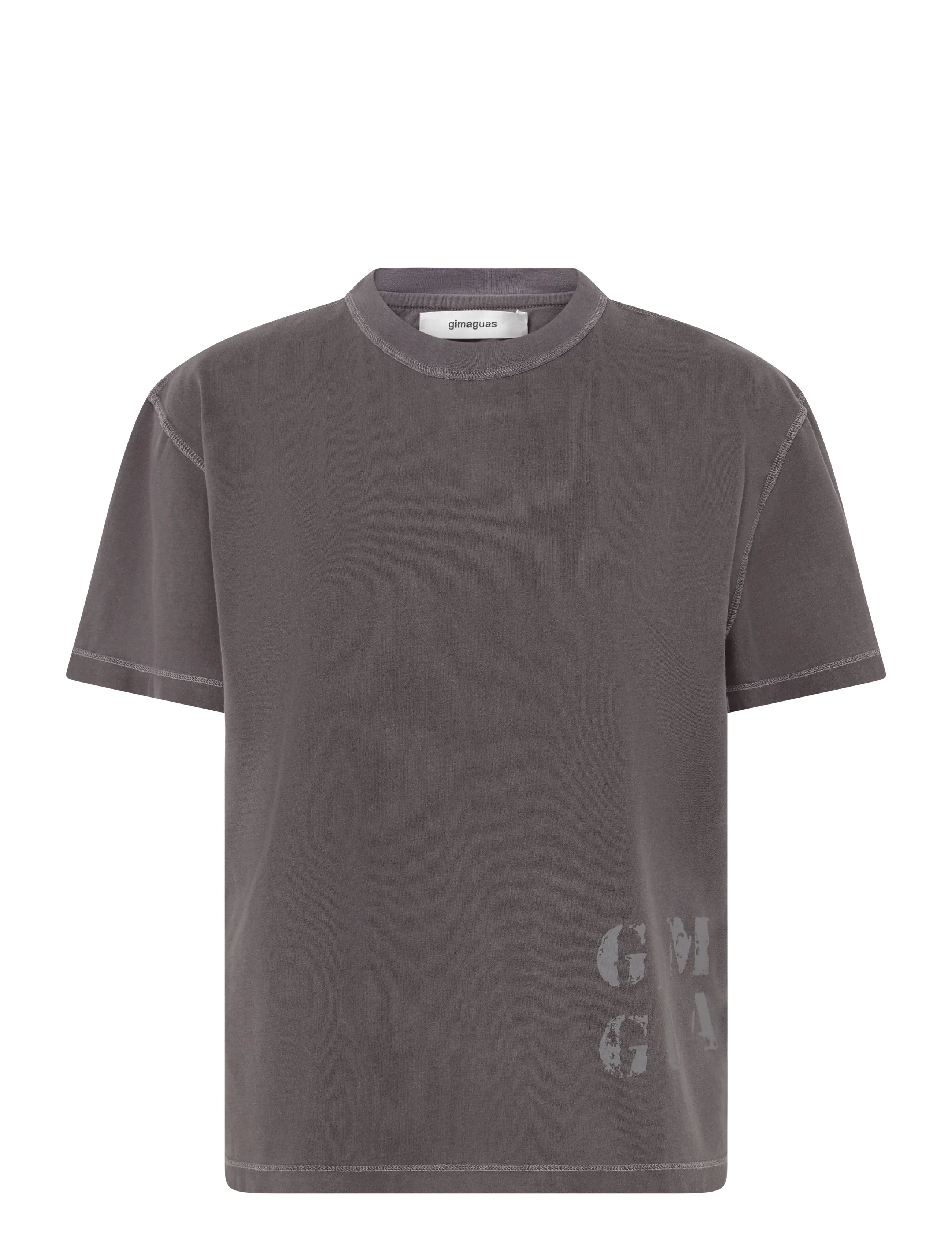 Gimaguas Gima Short Sleeve T-shirt - Tøj - BROWN / brown