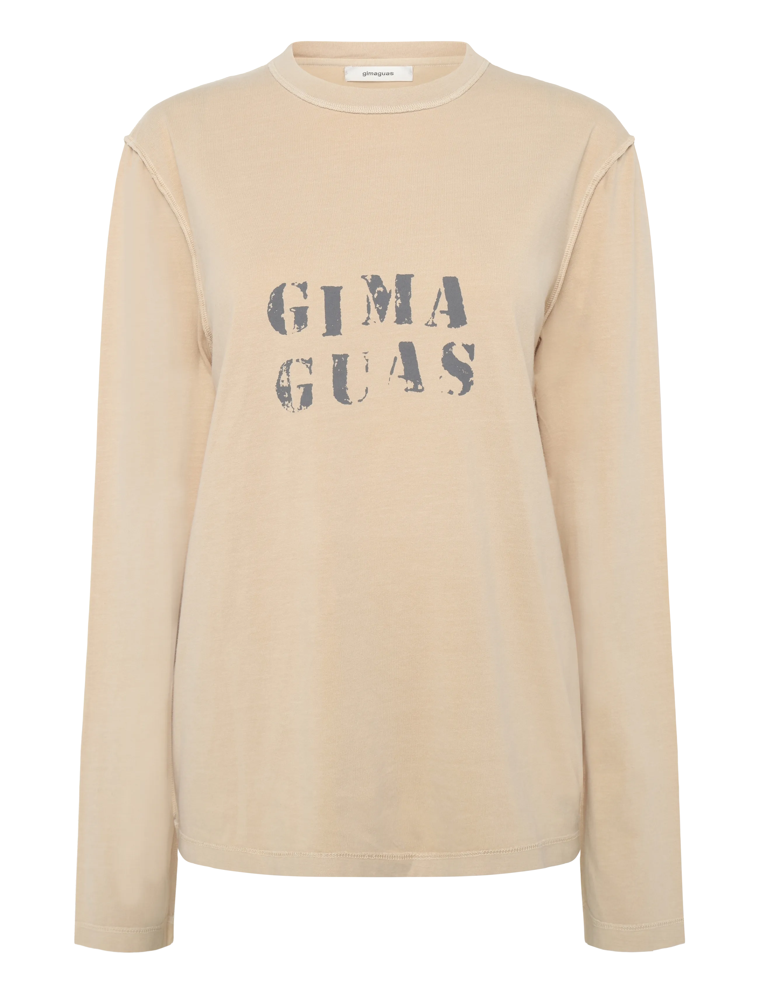 Gimaguas Gima Long Sleeve T-shirt - T-shirts & Tops - BEIGE / beige