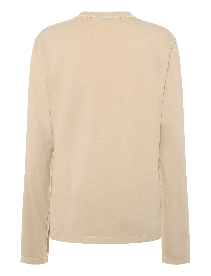 Gimaguas - Gima Long Sleeve T-shirt - langærmede toppe - beige - 1