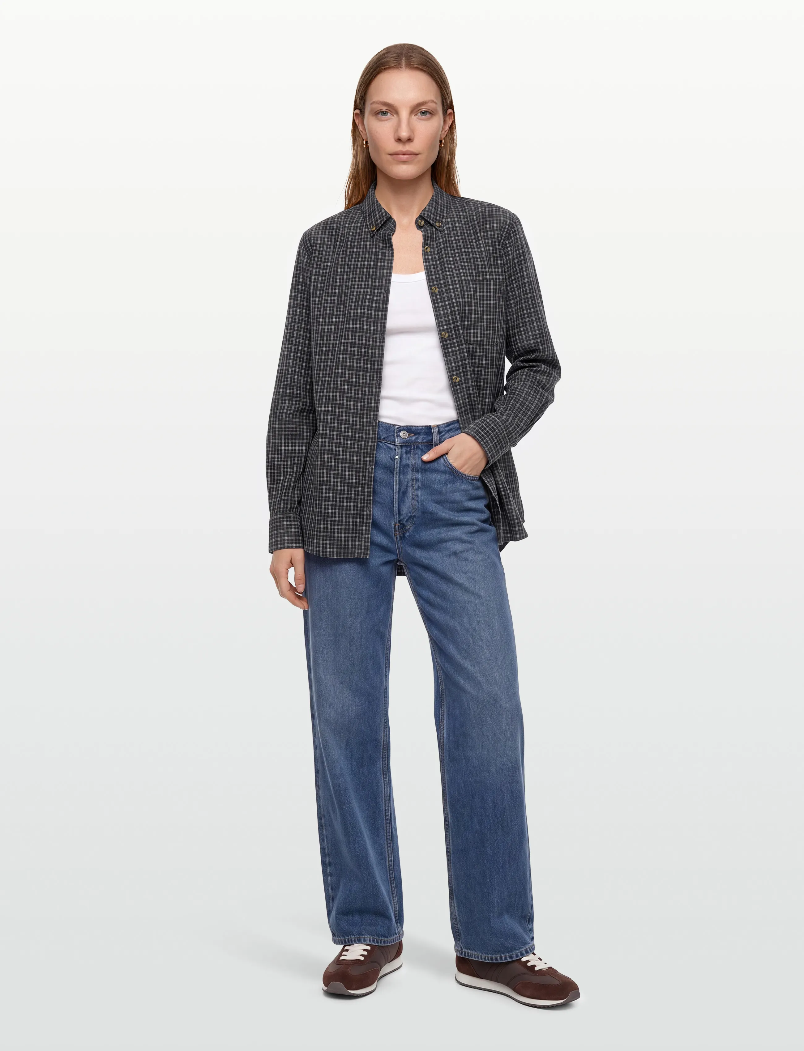 Gimaguas Jeremy Button Down Shirt, XS, Shirts, Grau - Long-sleeved, Männerswear