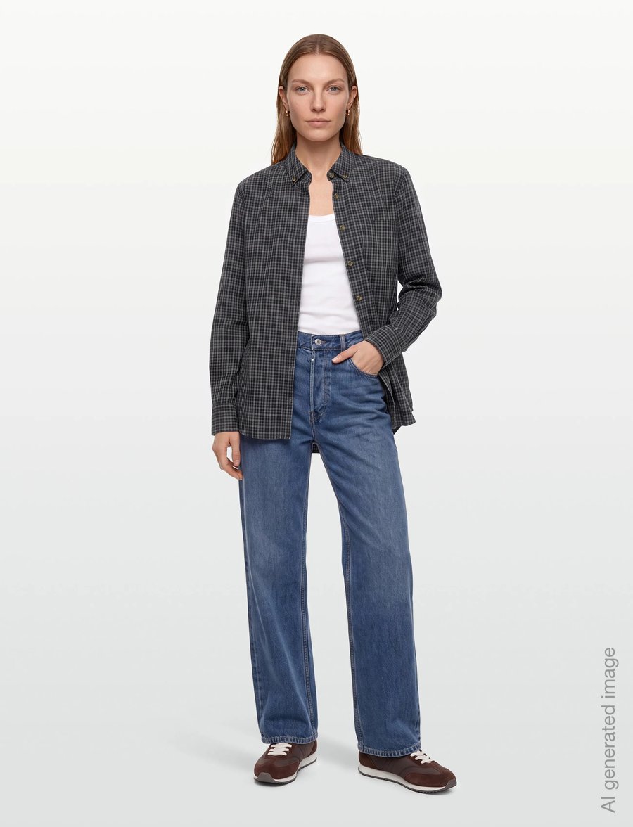 Gimaguas - Jeremy Button Down Shirt - langärmlige hemden - grey - 0