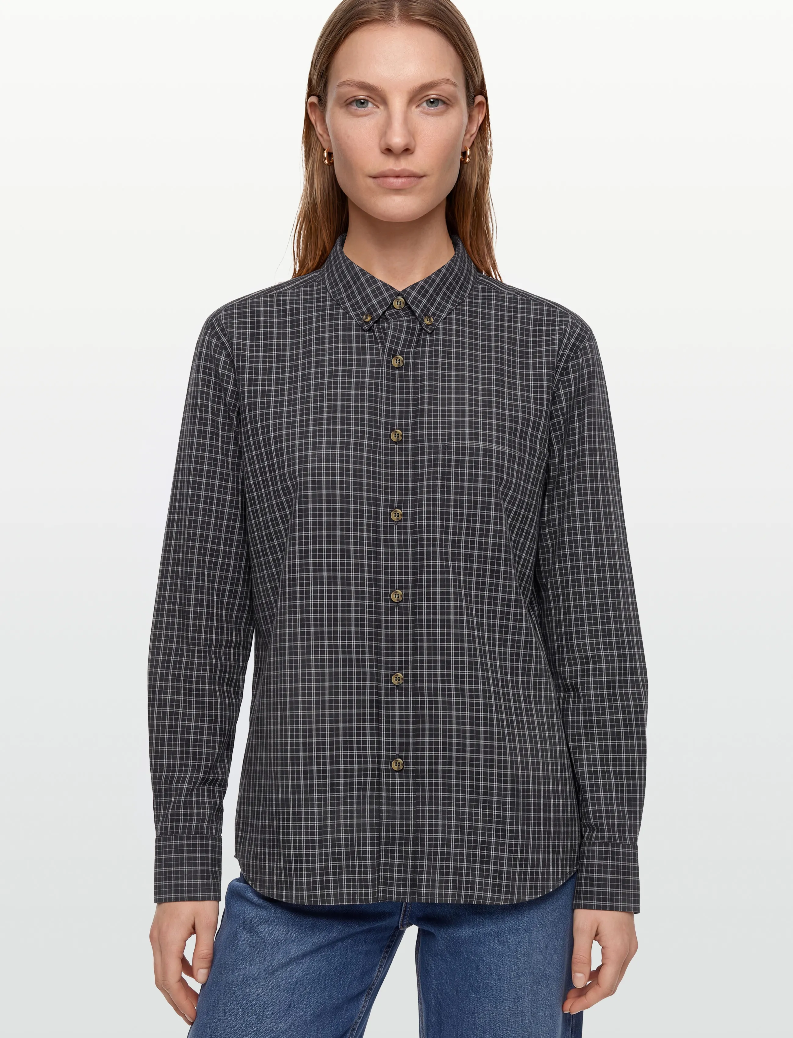 Gimaguas - Jeremy Button Down Shirt - langärmlige hemden - grey - 3