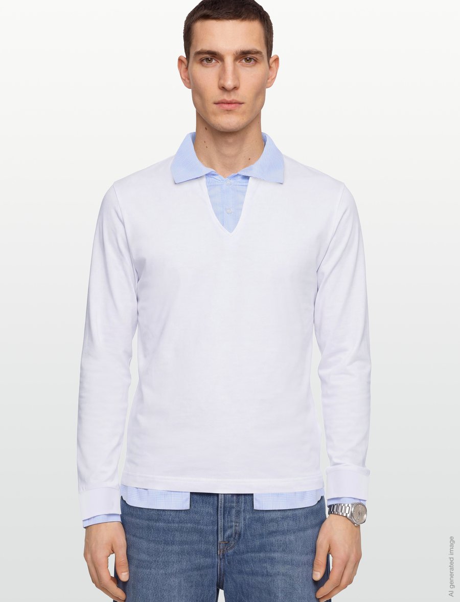 Gimaguas - Mauri Polo - langärmelig - white - 3