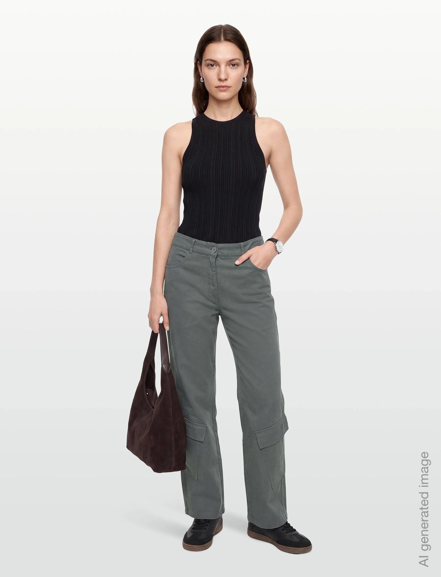 Gimaguas - Irina Trousers - cargobukser - grey - 0