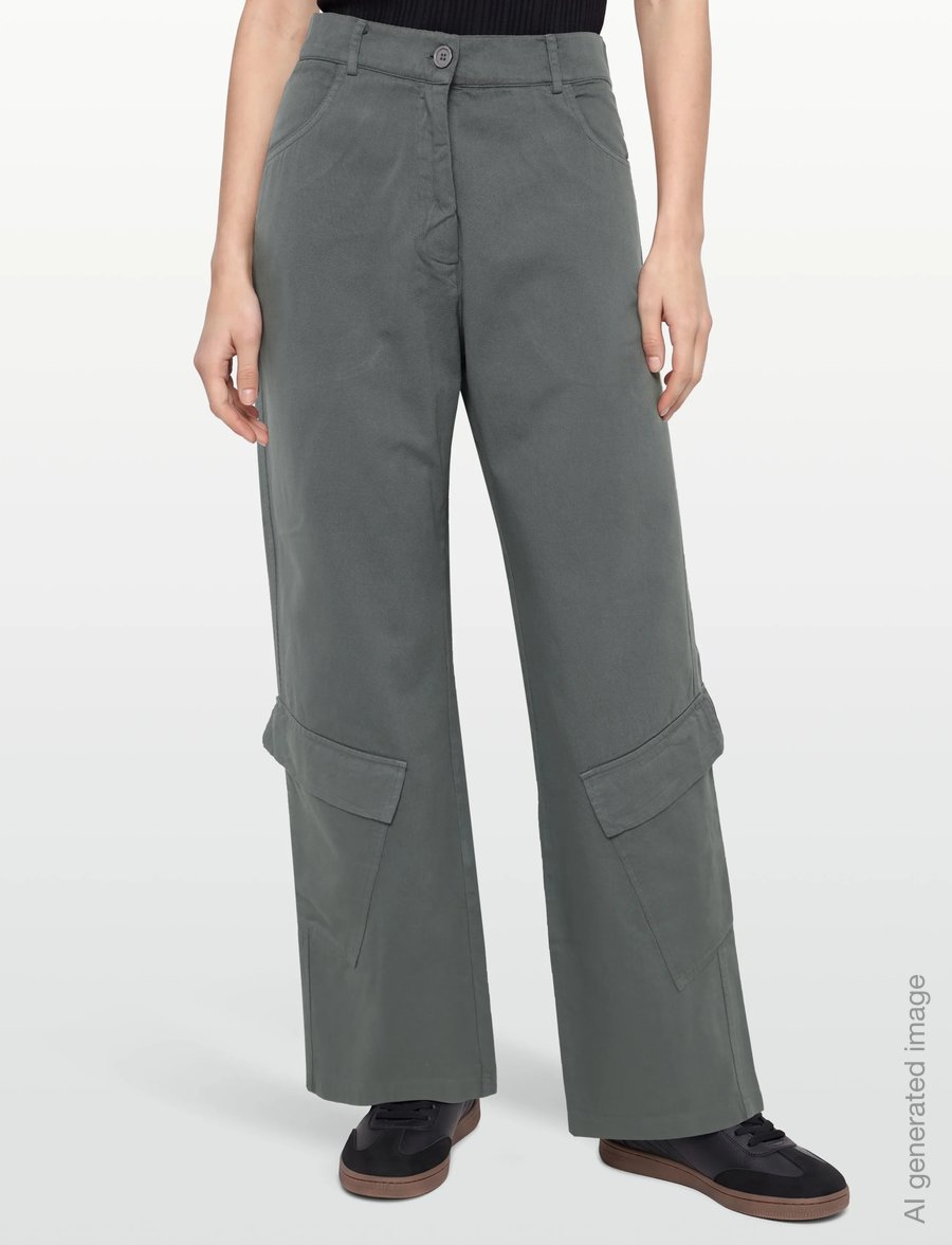 Gimaguas - Irina Trousers - cargobukser - grey - 3