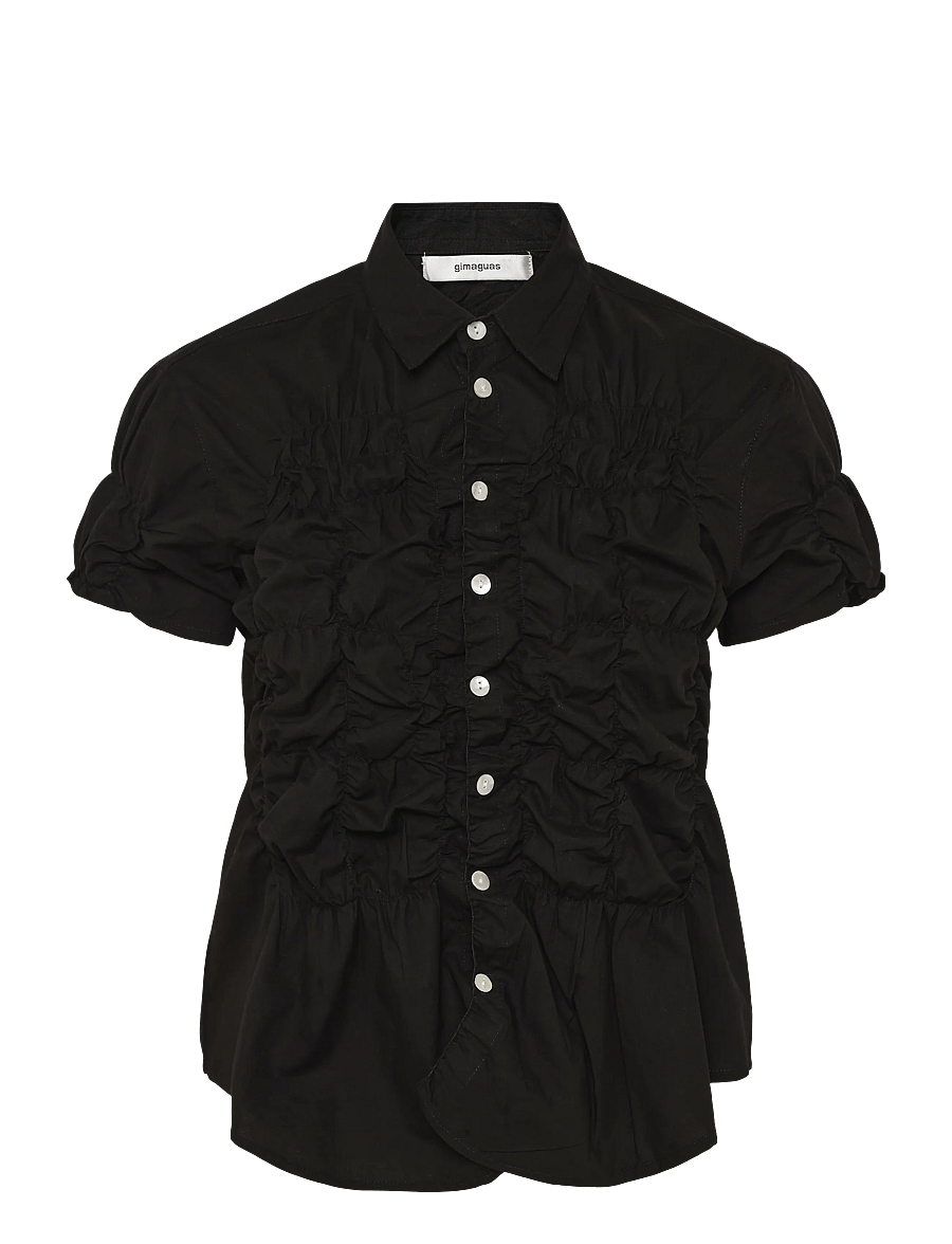 Gimaguas - Ron Shirt - kurzärmlige hemden - black - 0