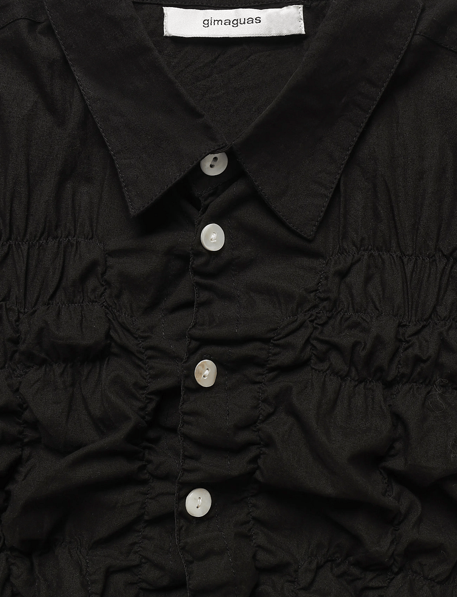 Gimaguas - Ron Shirt - kurzärmlige hemden - black - 2