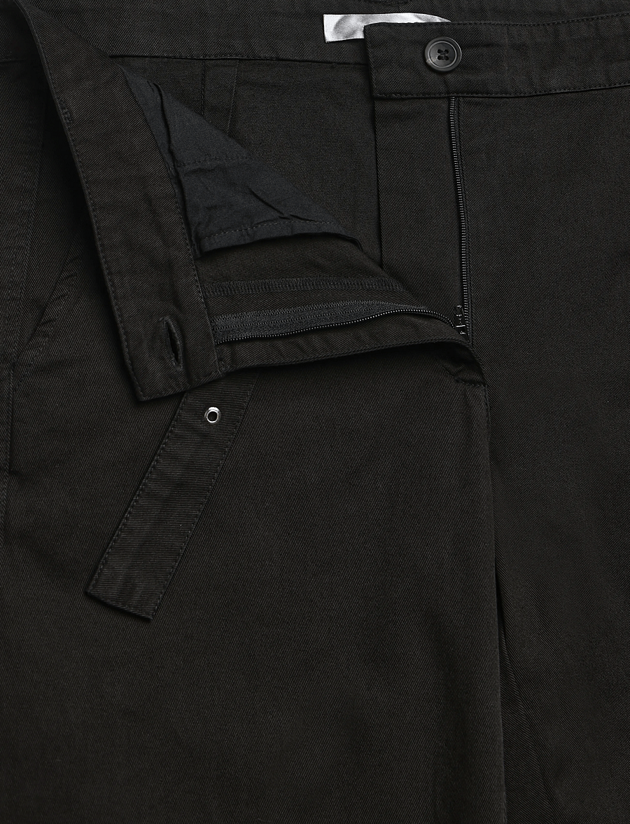 Gimaguas - Belt Trousers - hosen mit weitem bein - black - 2